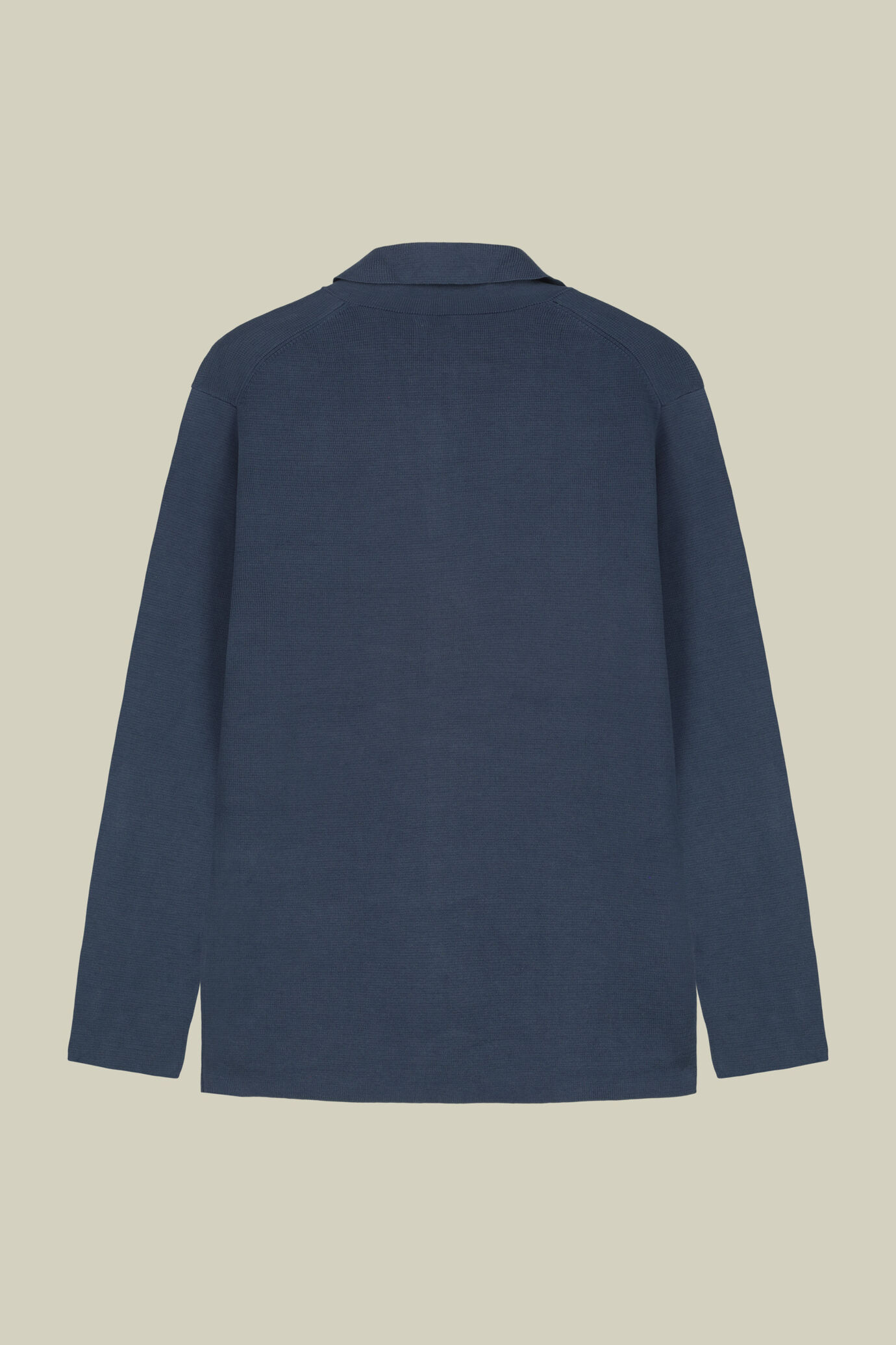 Men's cardigan with patch pockets, 100% cotton milano rib knit image number 5