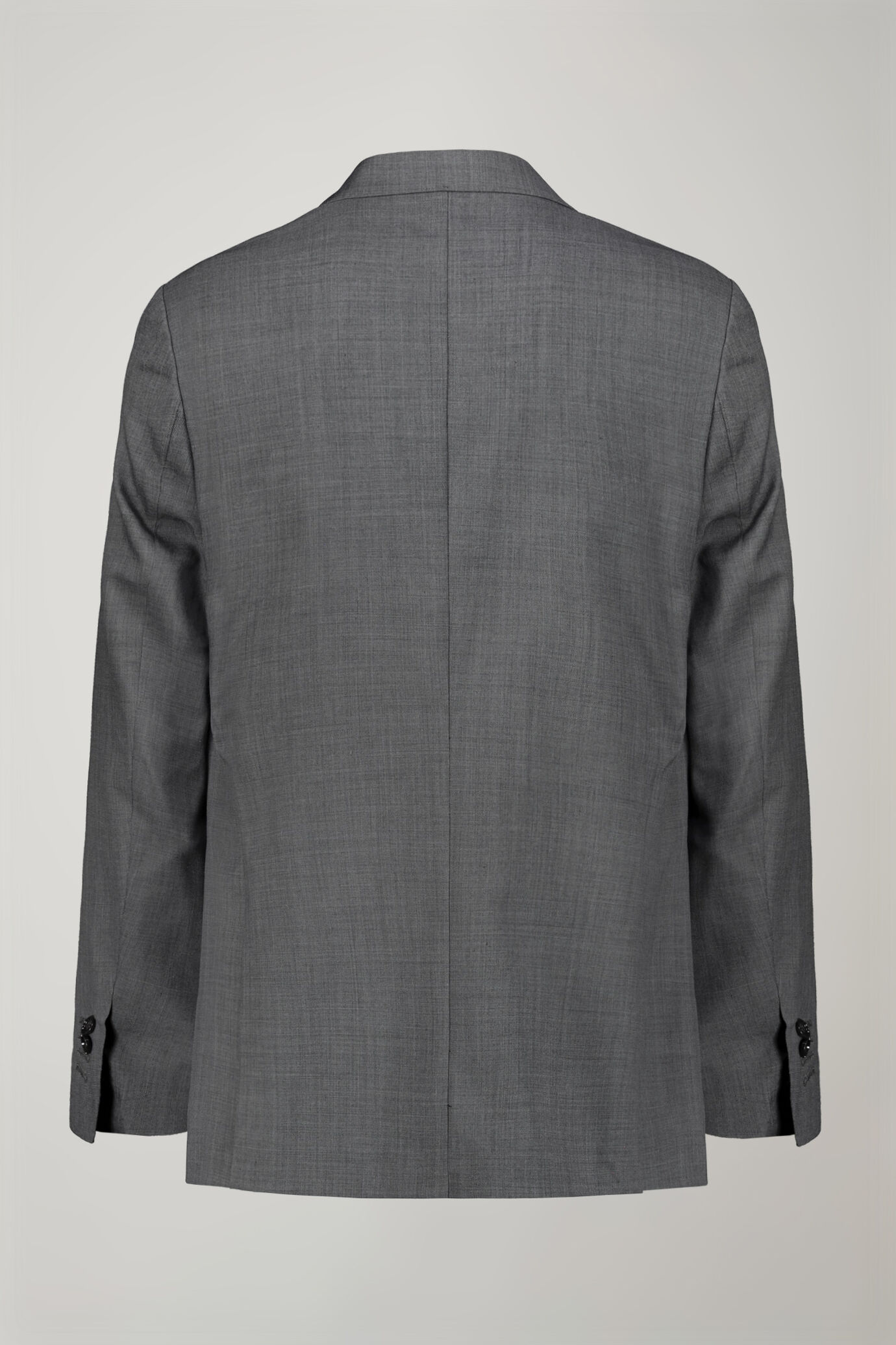 Abito uomo Wool Blend monopetto tessuto grisaglia regular fit image number 6