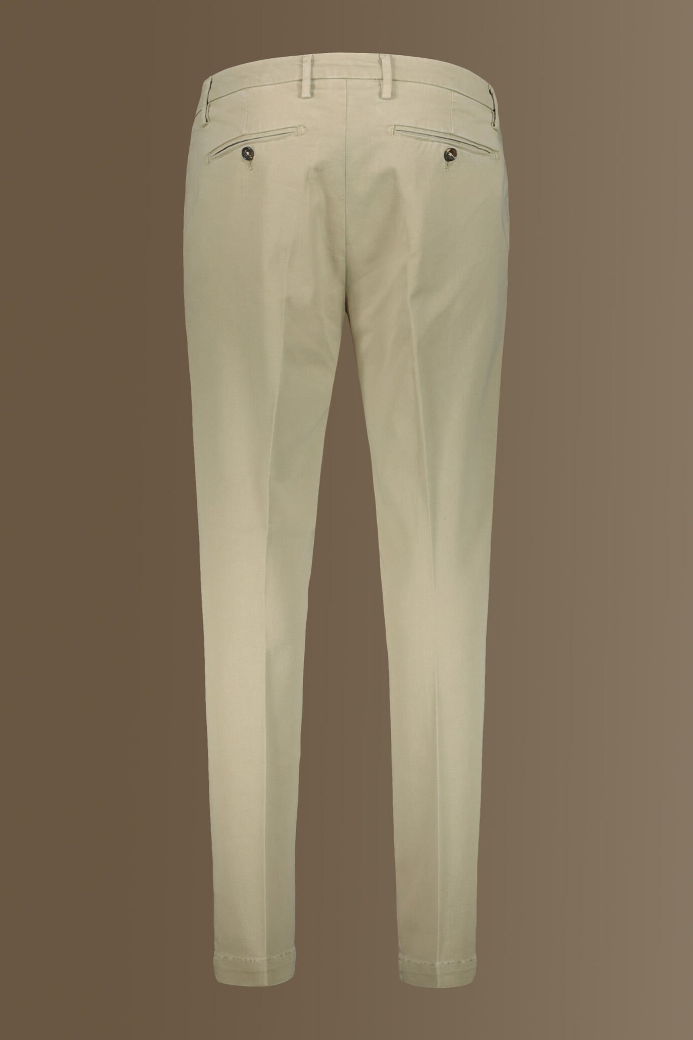 Pantalone classico chino twill elasticizzato image number 5