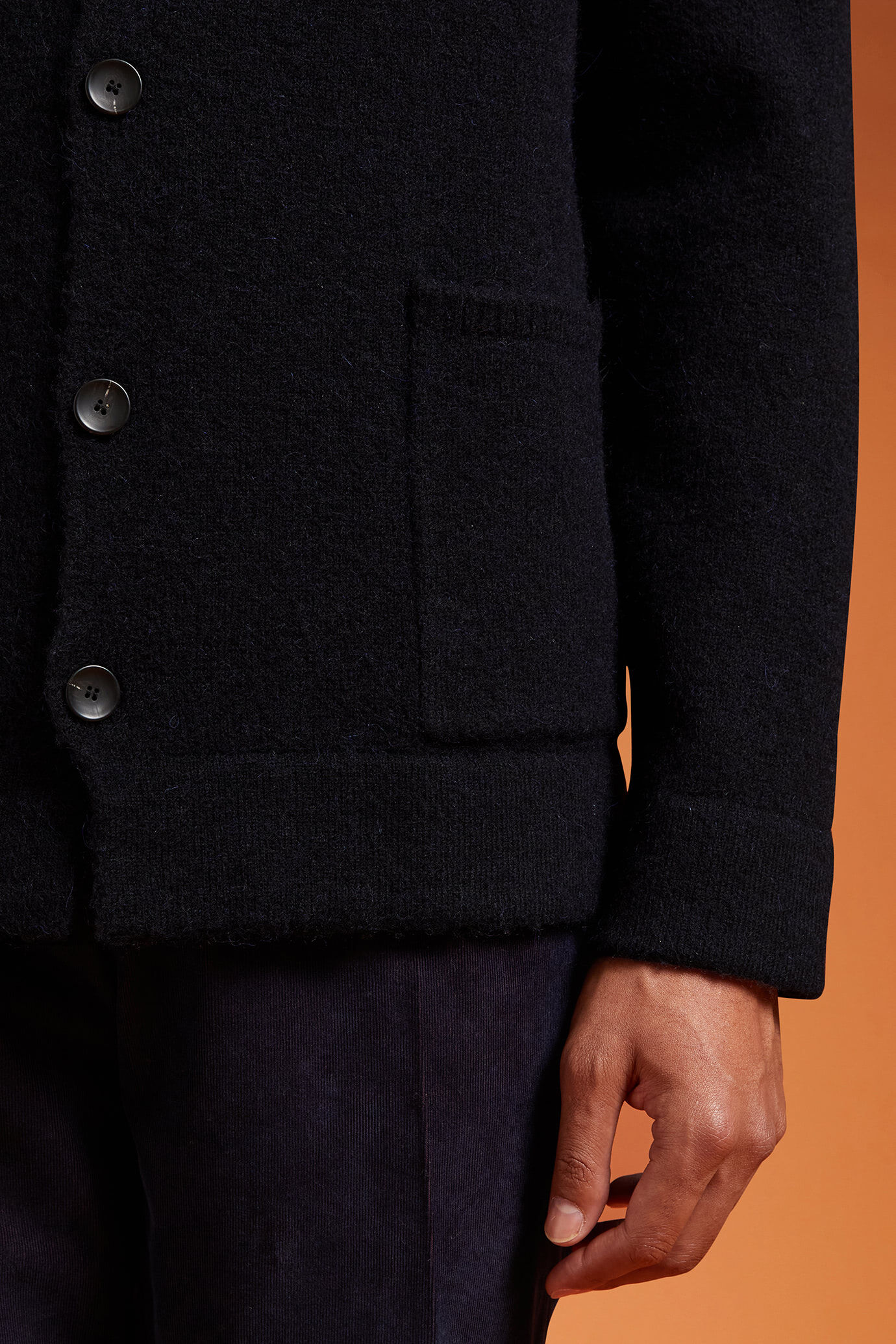 Herren-Strickjacke mit normaler Passform image number 3