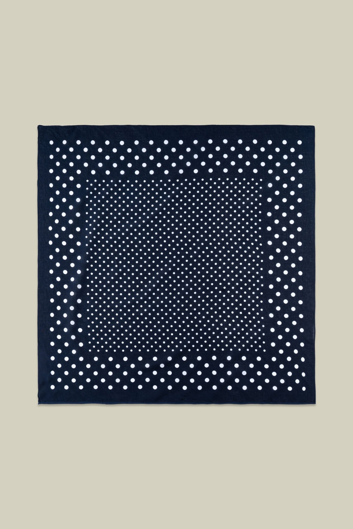 Écharpe homme motif à pois