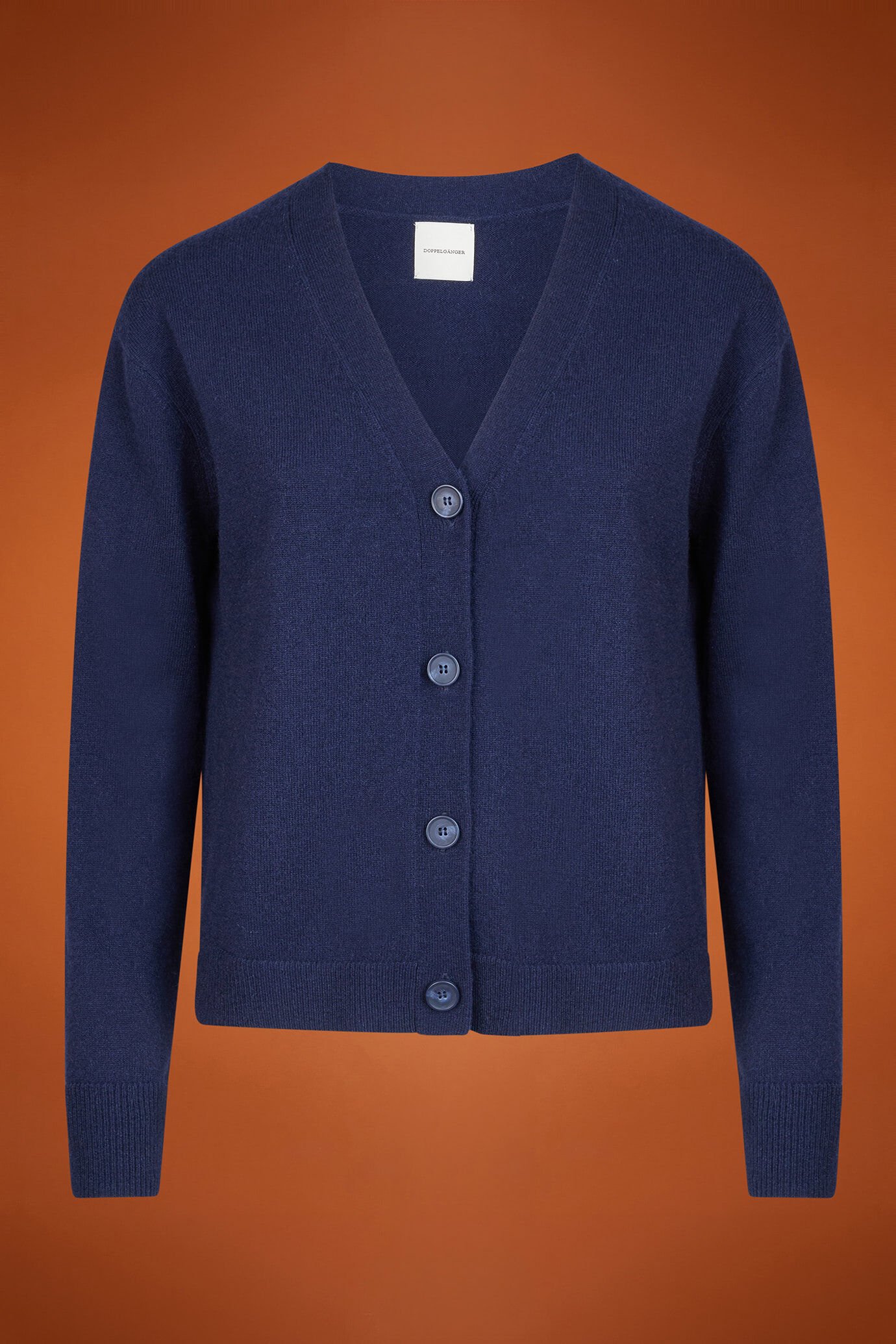 Cardigan donna girocollo 100% cachemire regular fit