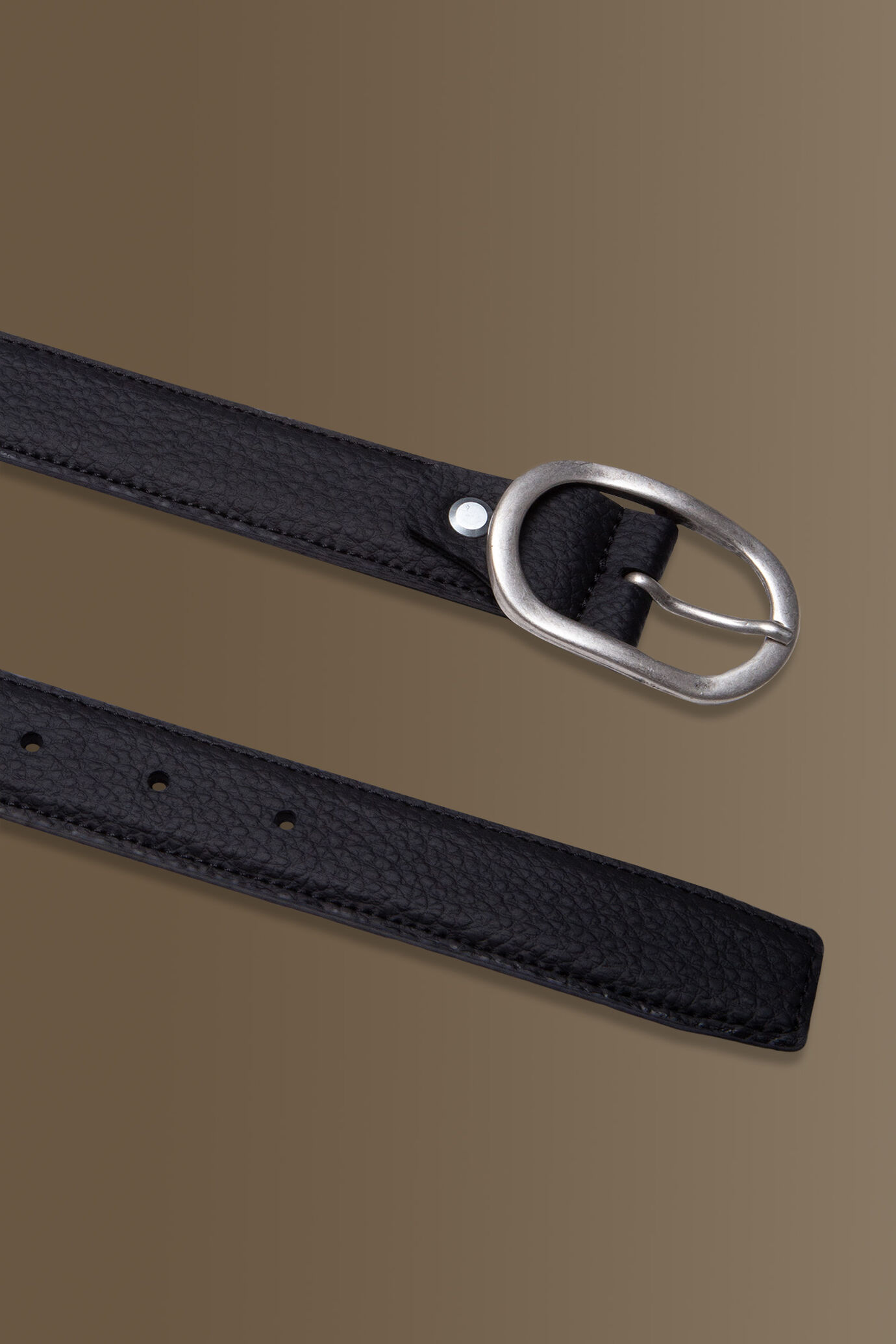 Classic belt combined leather image number 1