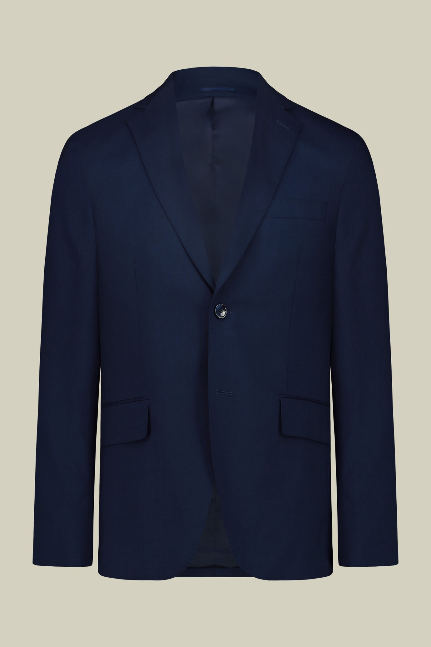 Abito uomo monopetto tessuto a grisaglia regular fit image number 0