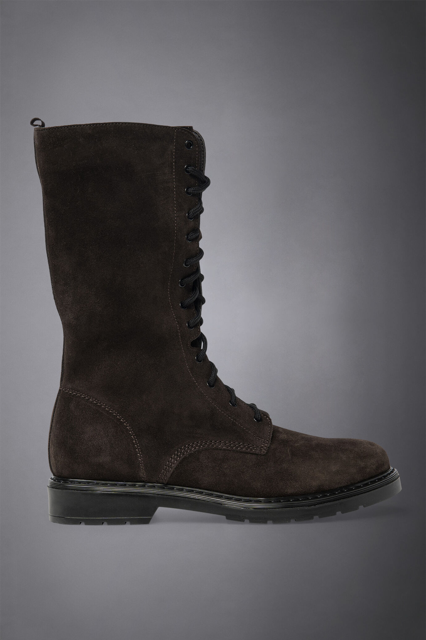 Women's amphibious boot 100% suede leather with rubber sole image number 1