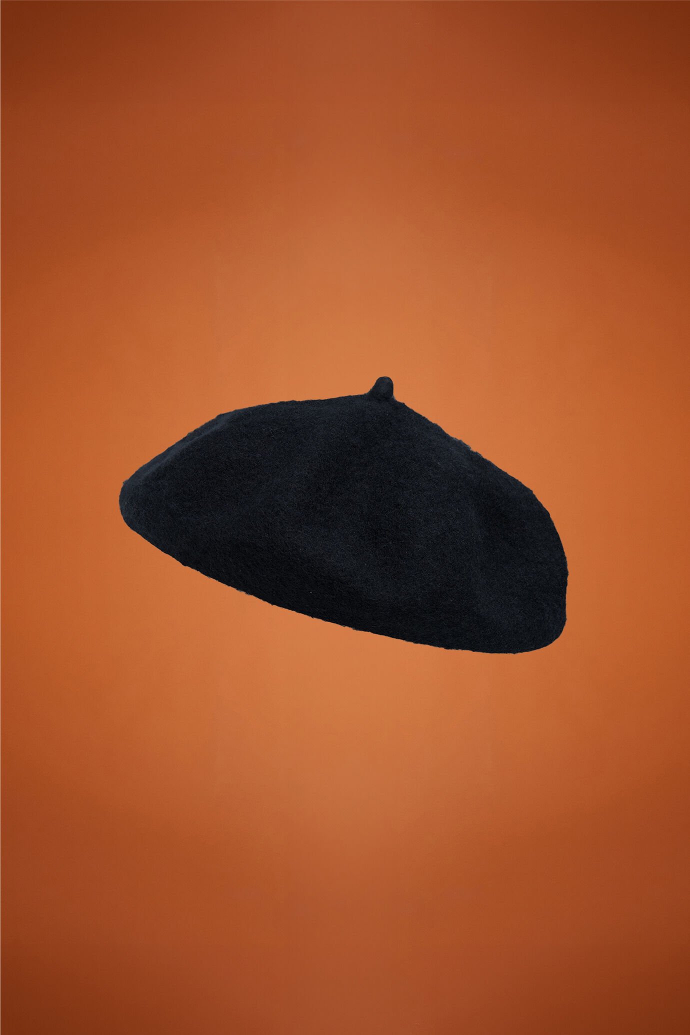 Women's beret 100% plain wool image number 0