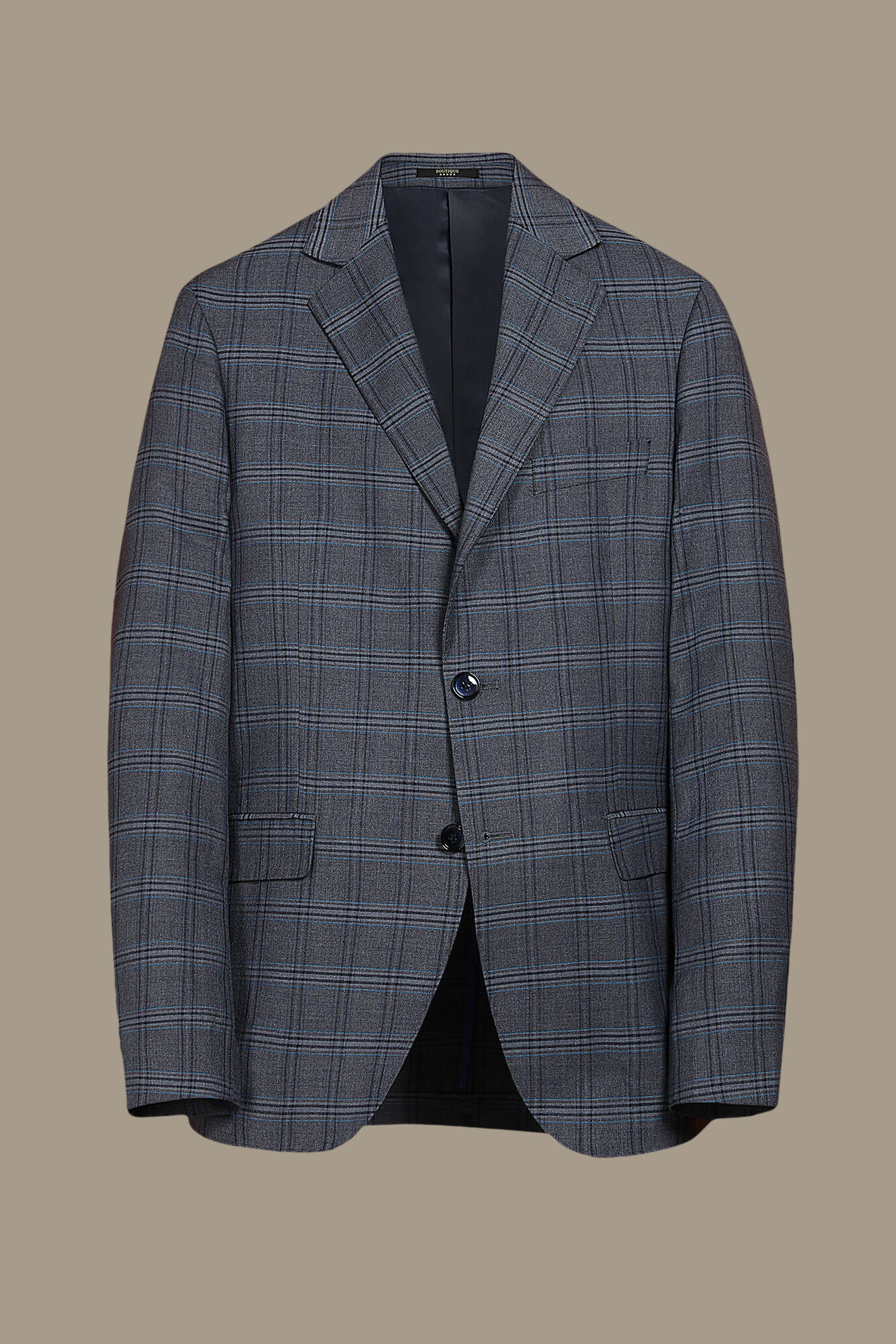 Single breasted check suit image number 0