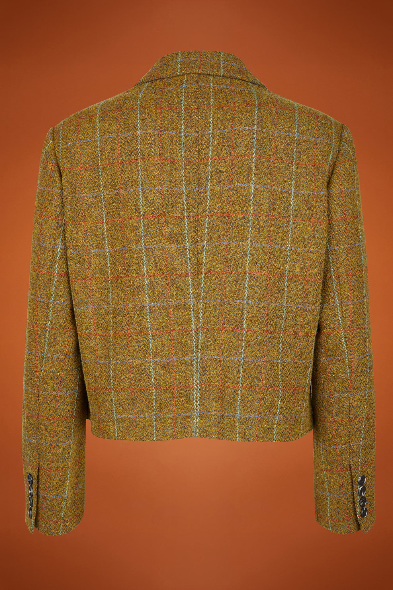 Einreihiger Damen-Blazer mit Karomuster image number 5