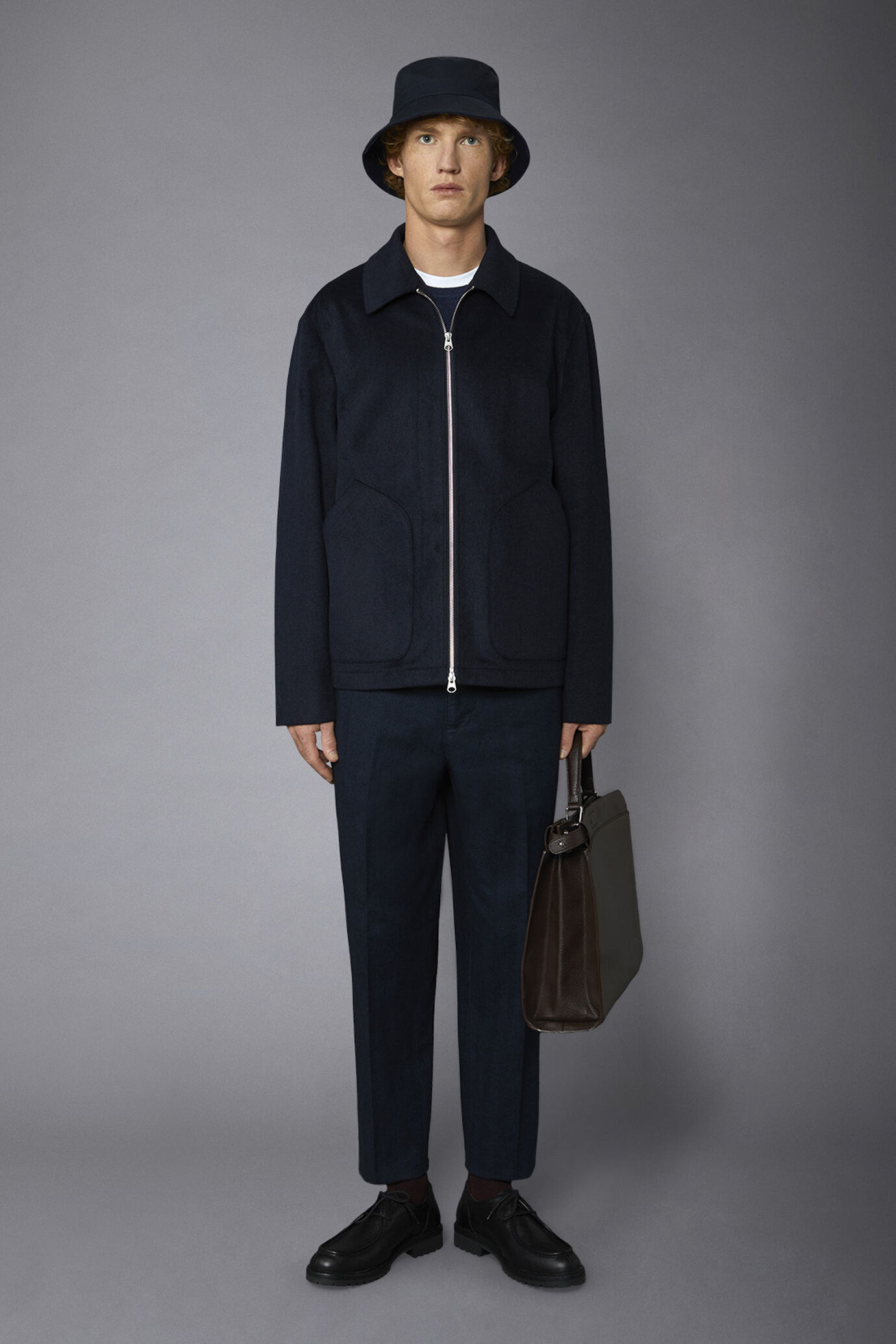 Men's unlined comfort fit wool-blend jacket image number 0