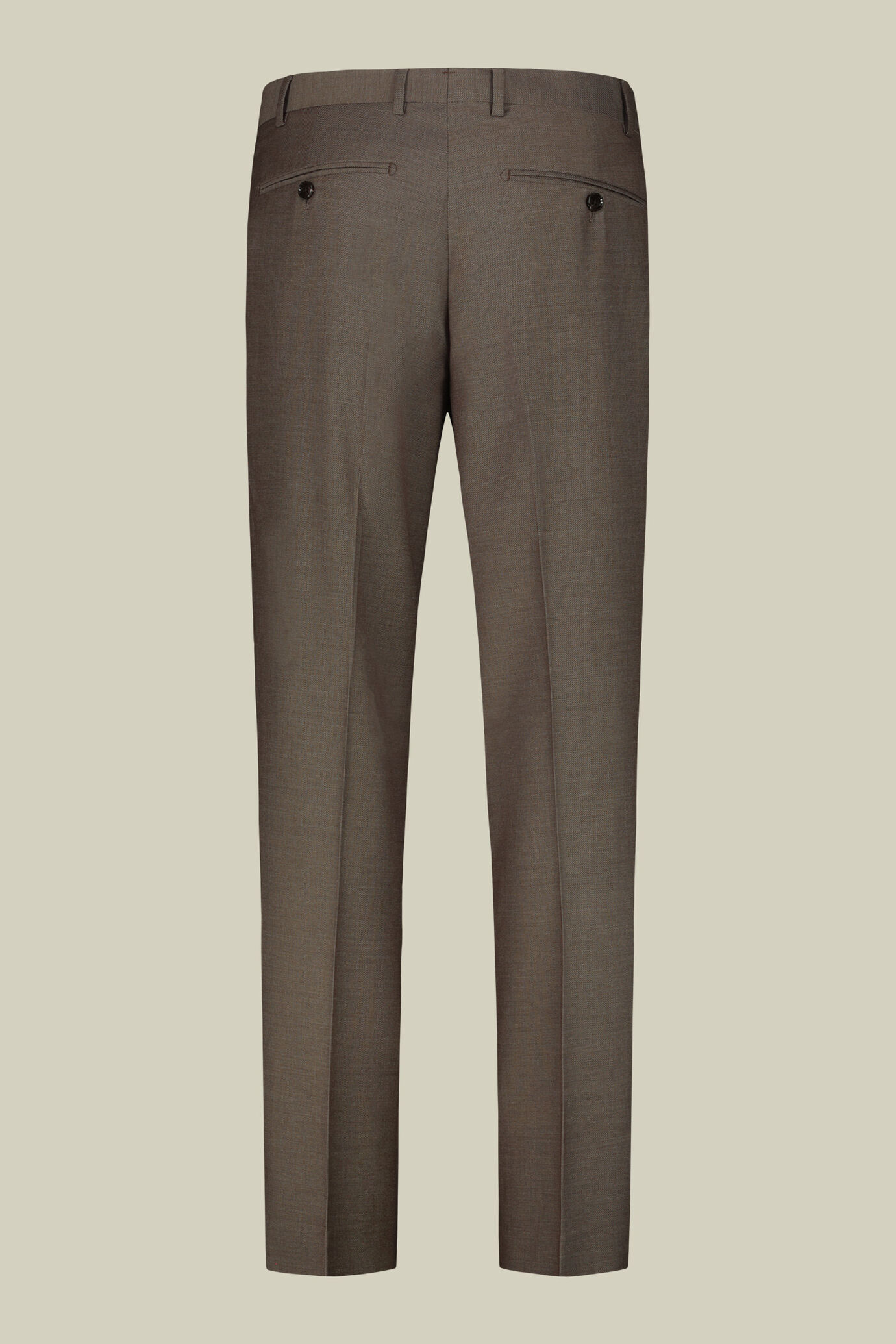 Men's single-breasted regular fit pheasant eye fabric suit image number 7