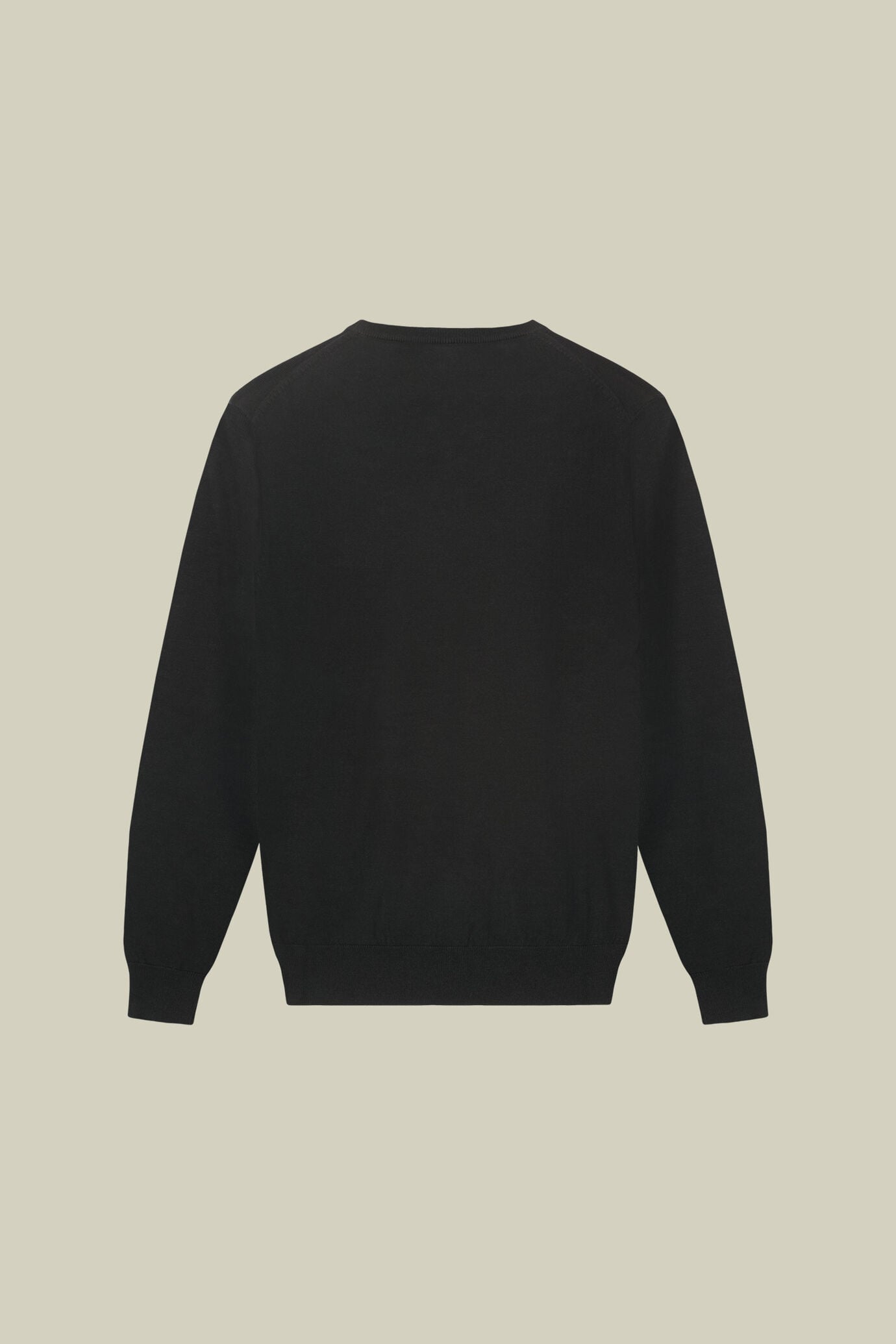Men&rsquo;s Round Neck jumper in 100% merino wool regular fit