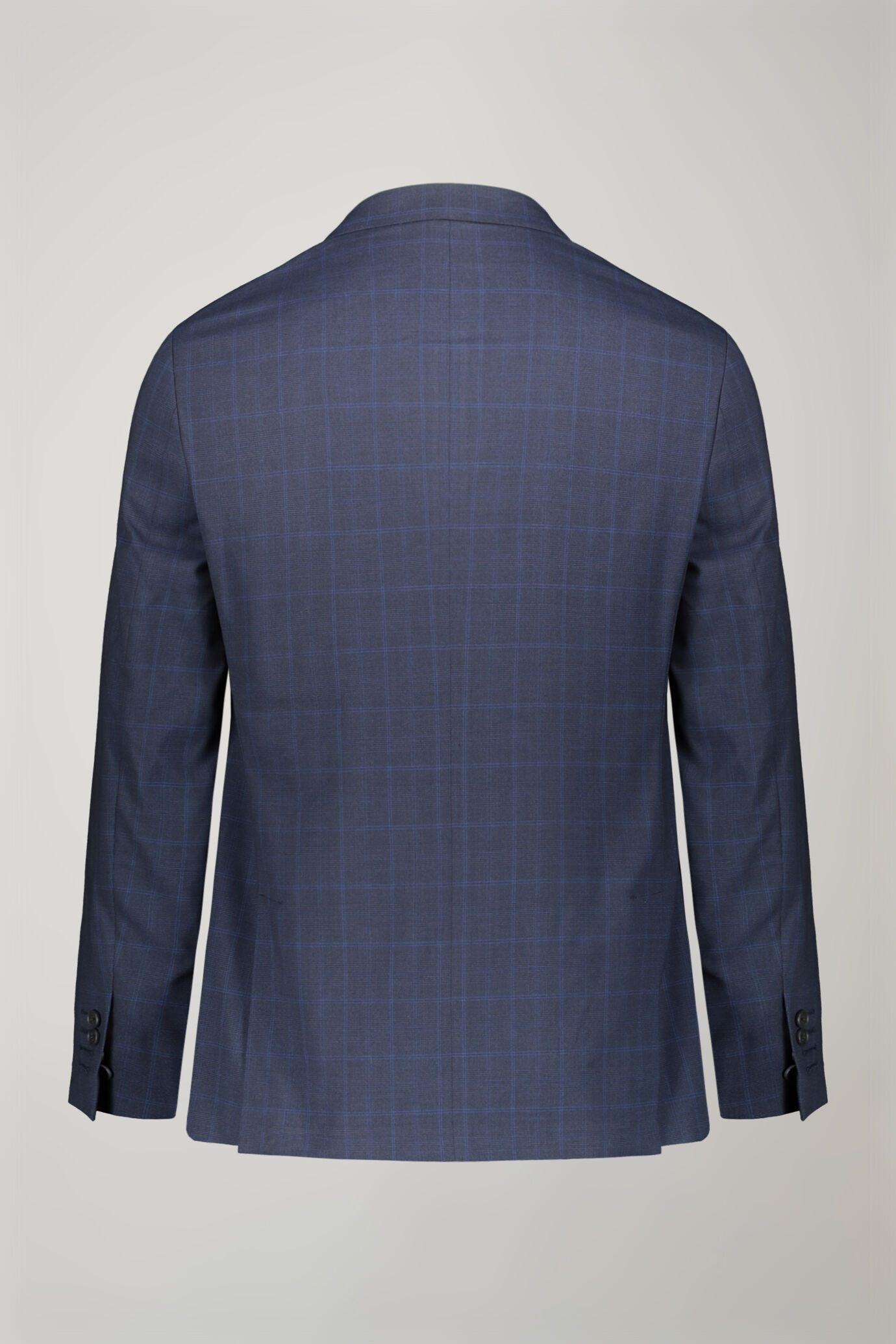 Einreihiger Prinz-von-Wales-Anzug aus Stretchmaterial image number 5