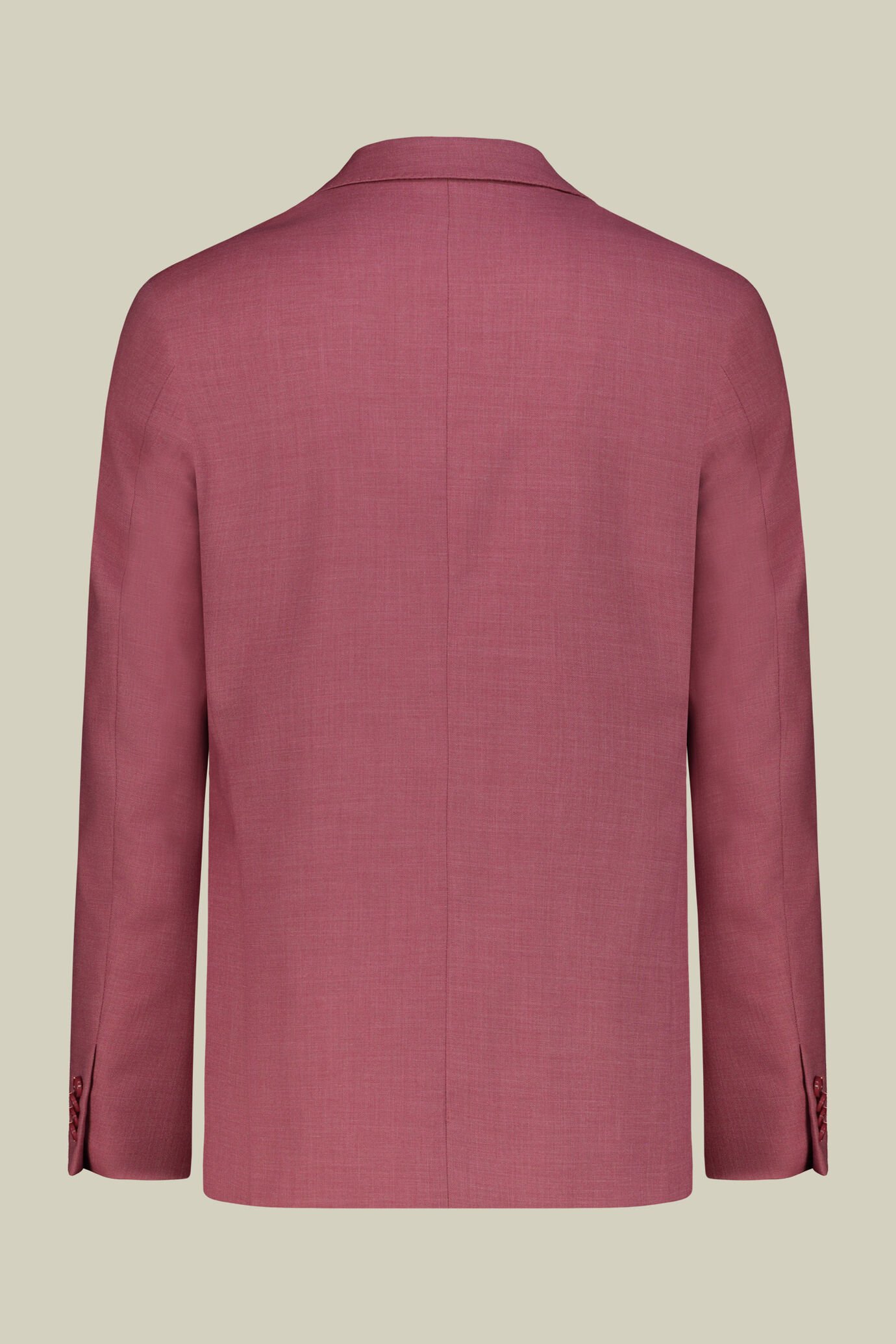 Costume homme à un bouton en tissu grisaille, coupe regular