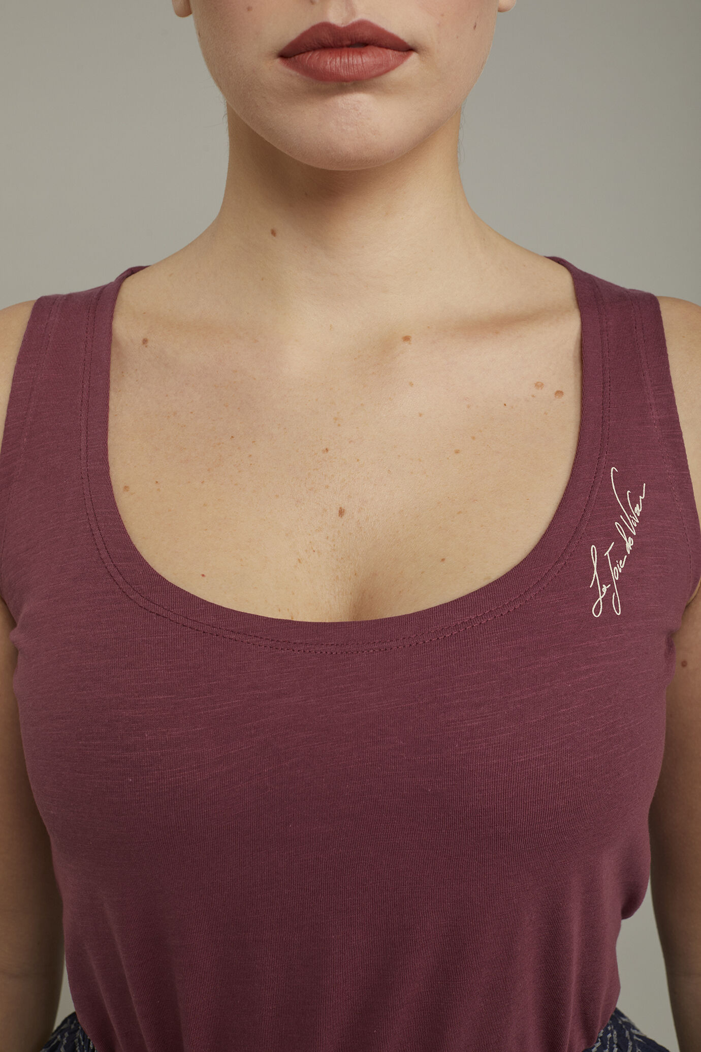 Damen-Tanktop aus 100 % Baumwolle in normaler Passform image number 3
