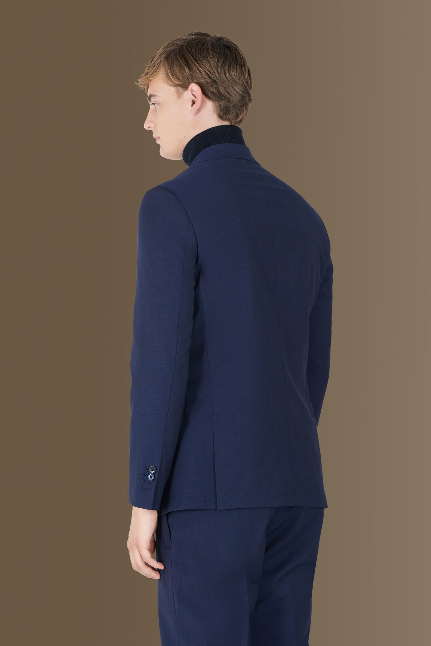 Single breasted suit trousers with turn up image number 3