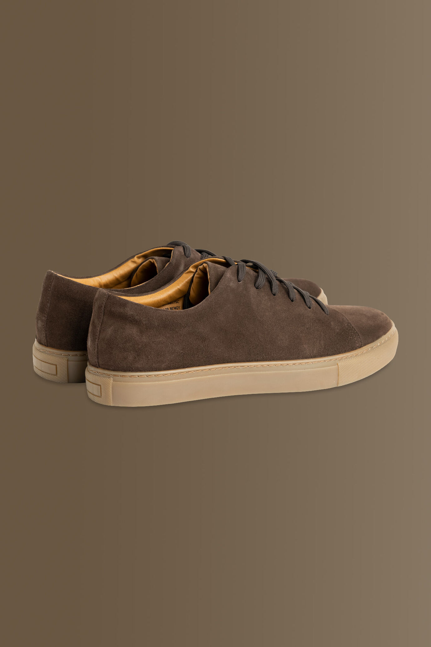 Sneakers uomo in vera pelle scamosciata image number 3