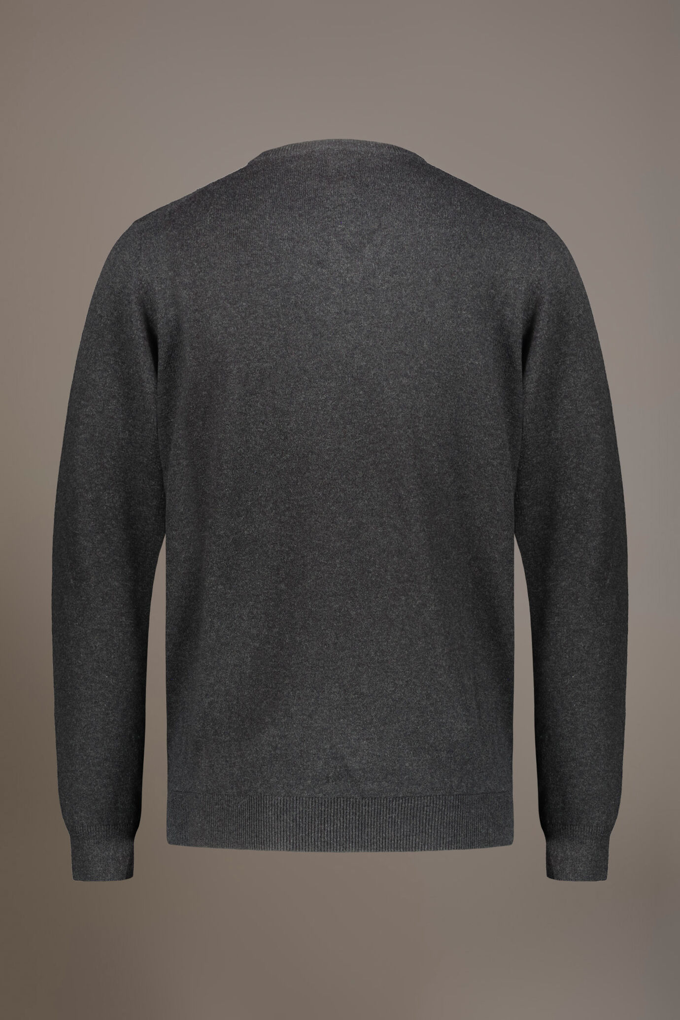 Maglia scollo a V misto lana image number 5