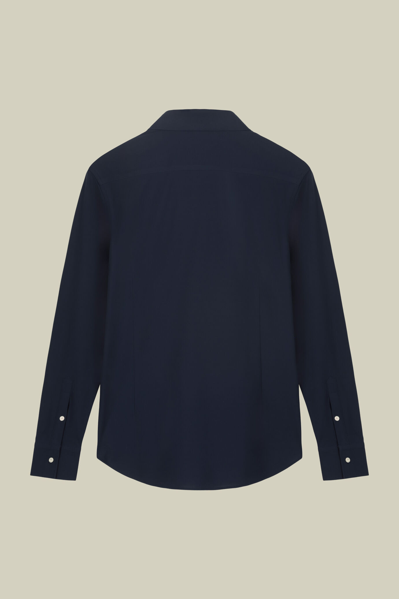 Camicia uomo stretch con collo classico in tessuto Oxford image number 5