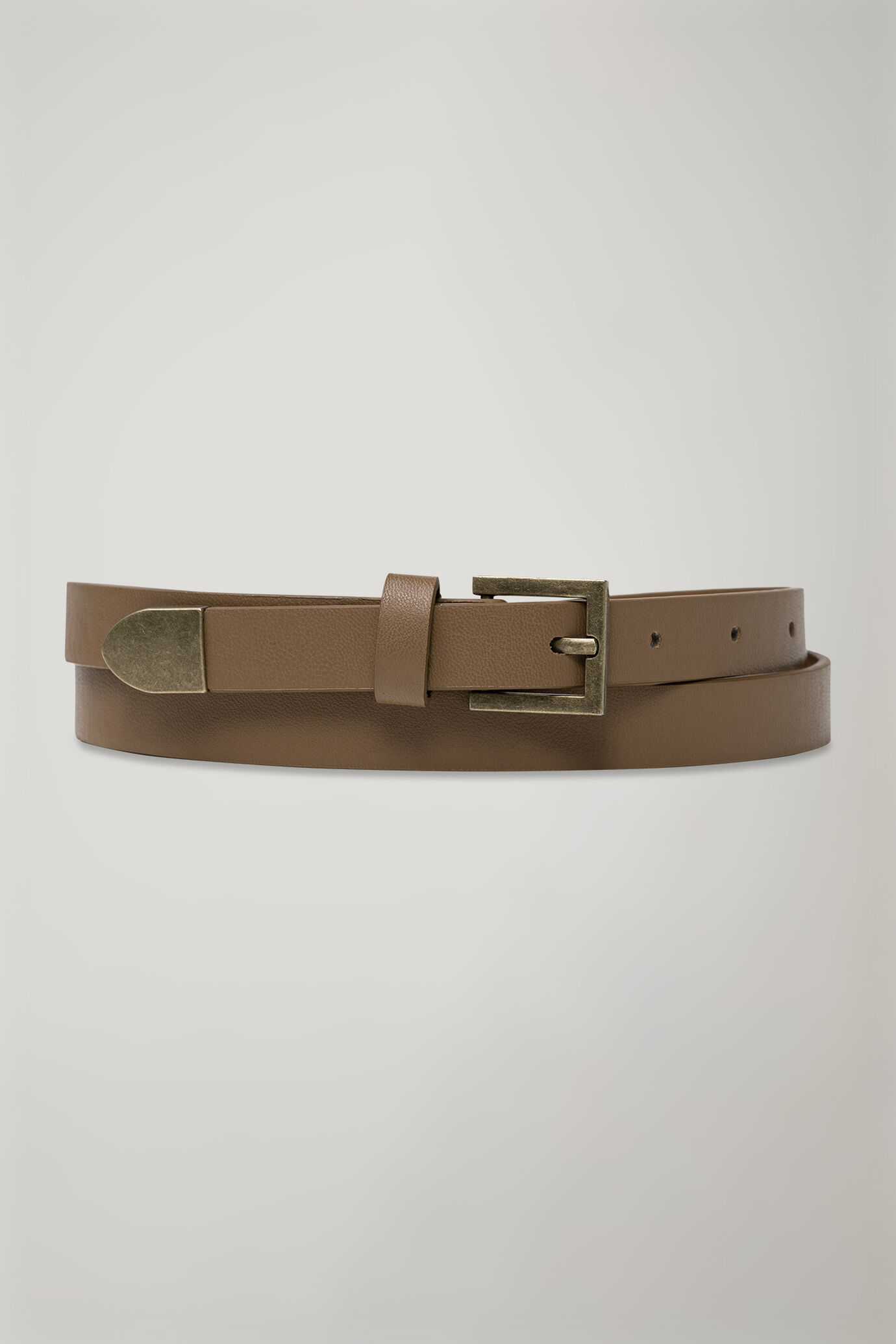 Ceinture avec revêtement en cuir image number 0