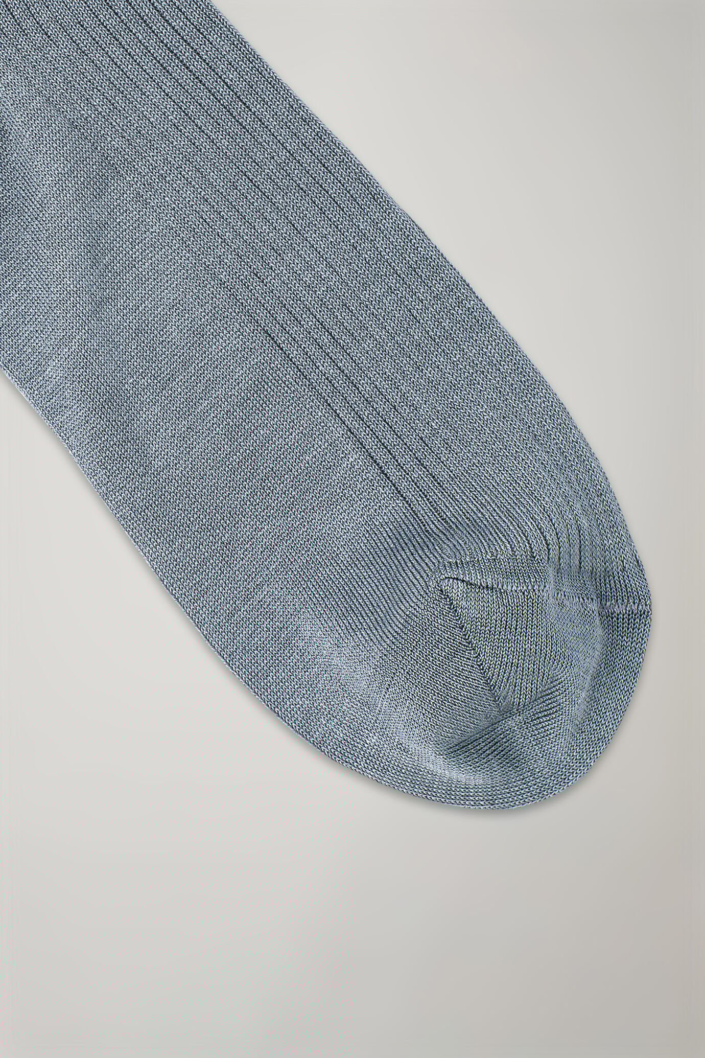 Women’s solid color ribbed socks made in italy image number 1