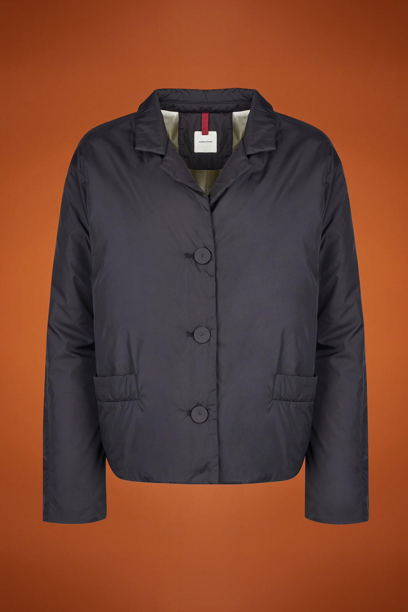 Kurze, einreihige, gefütterte Damenjacke in bequemer Passform image number 4