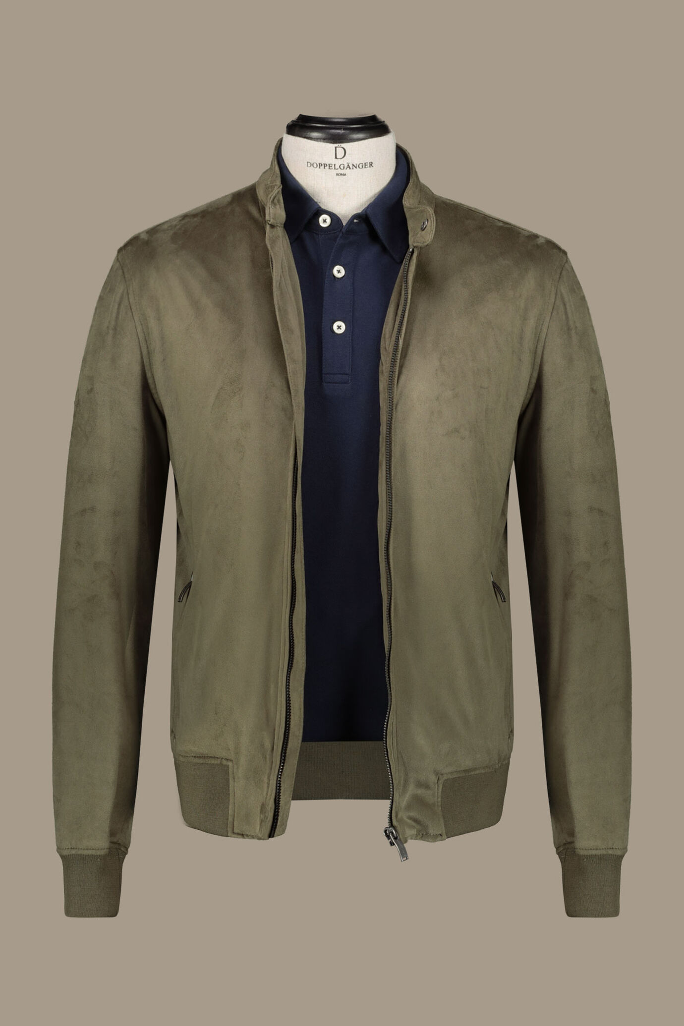 Giubbotto bomber in ecopelle image number 0