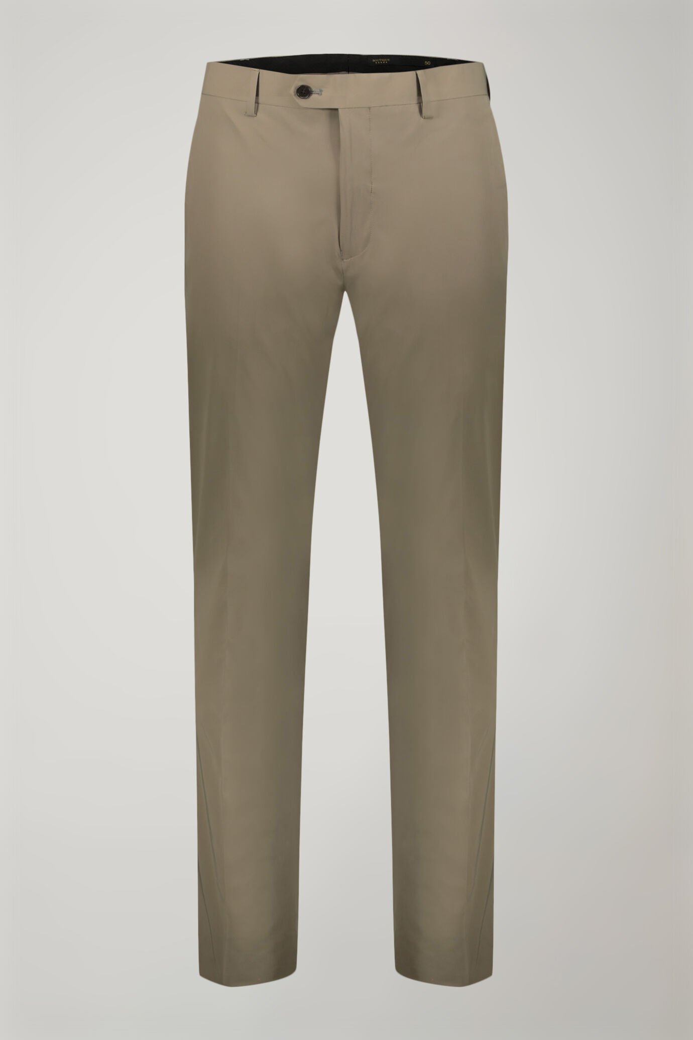 Men's single-breasted suit in regular fit technical fabric image number 6