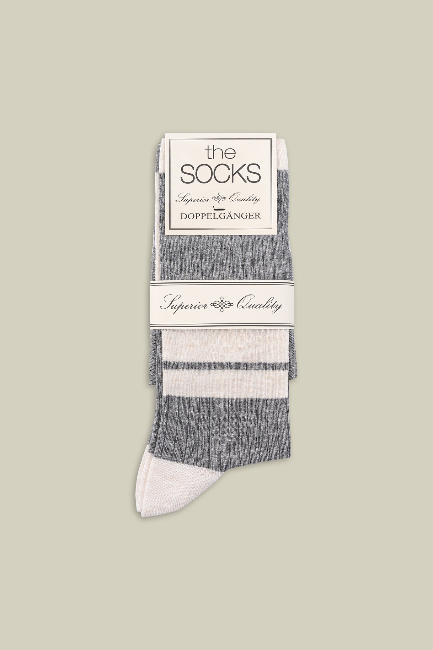 Chaussettes bicolores pour femme