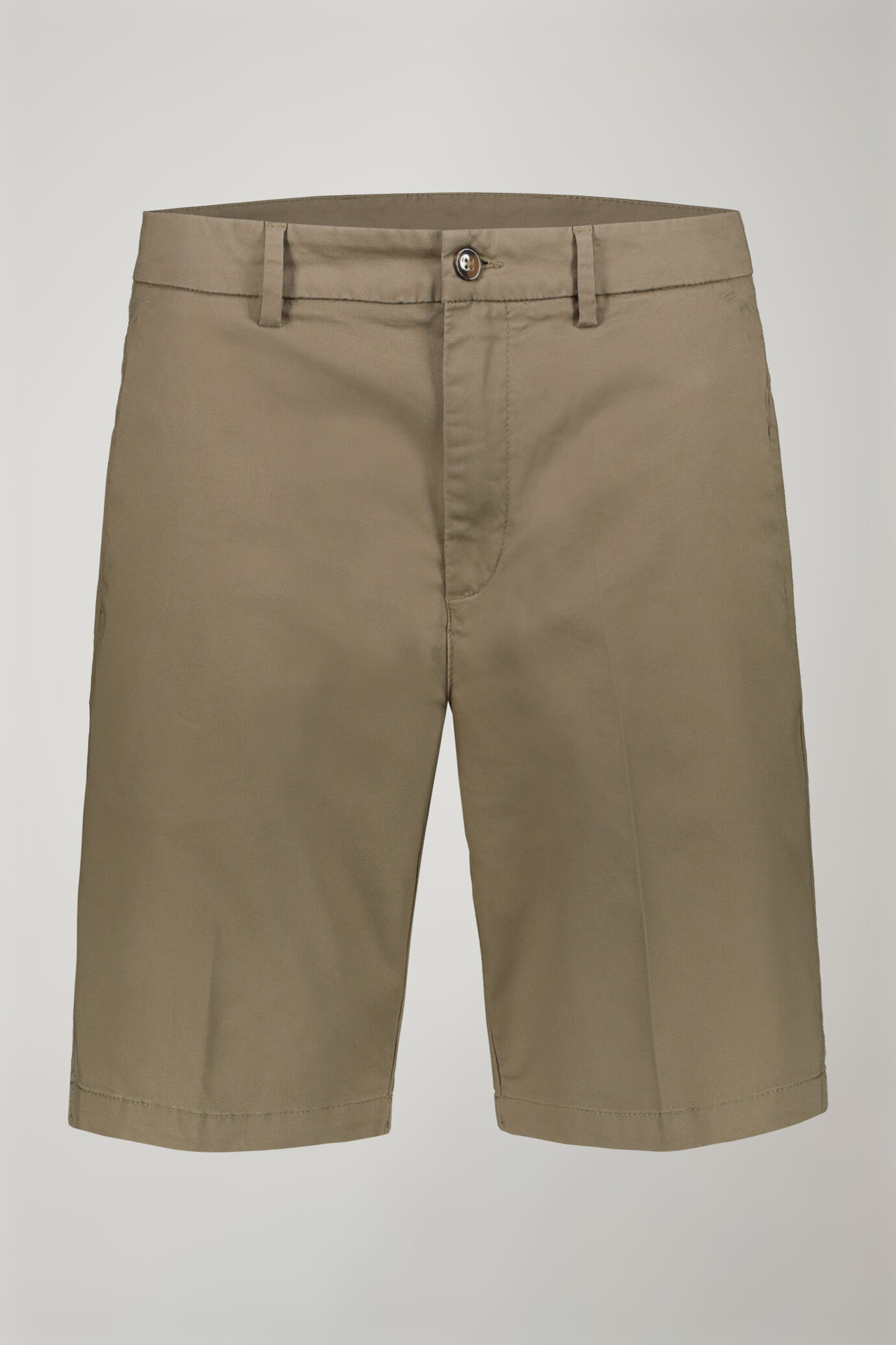 Bermuda classique pour homme tissu en serg&eacute; coupe r&eacute;guli&egrave;re image number 4