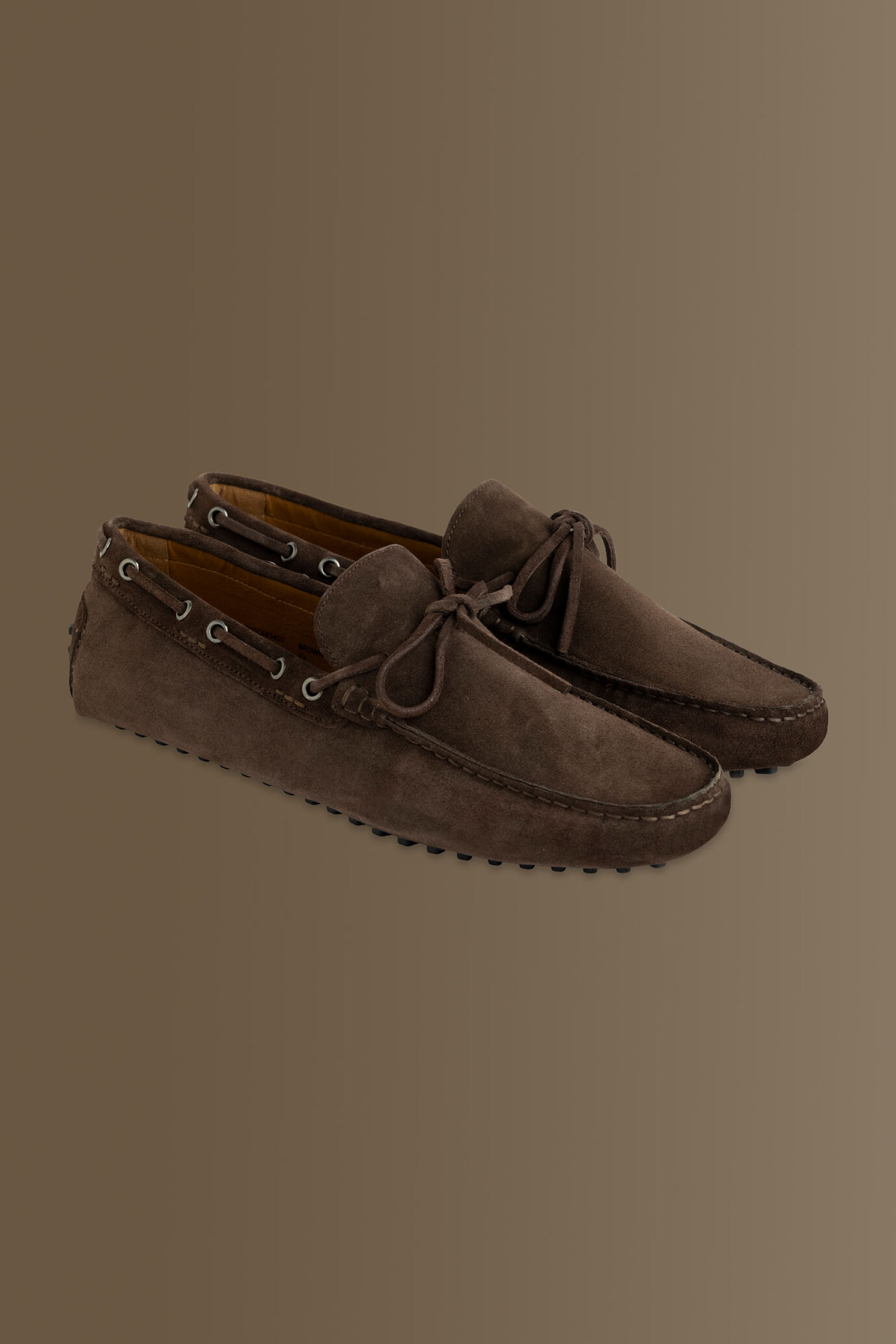 Scarpe mocassino con nappina pelle scamosciata | DIS