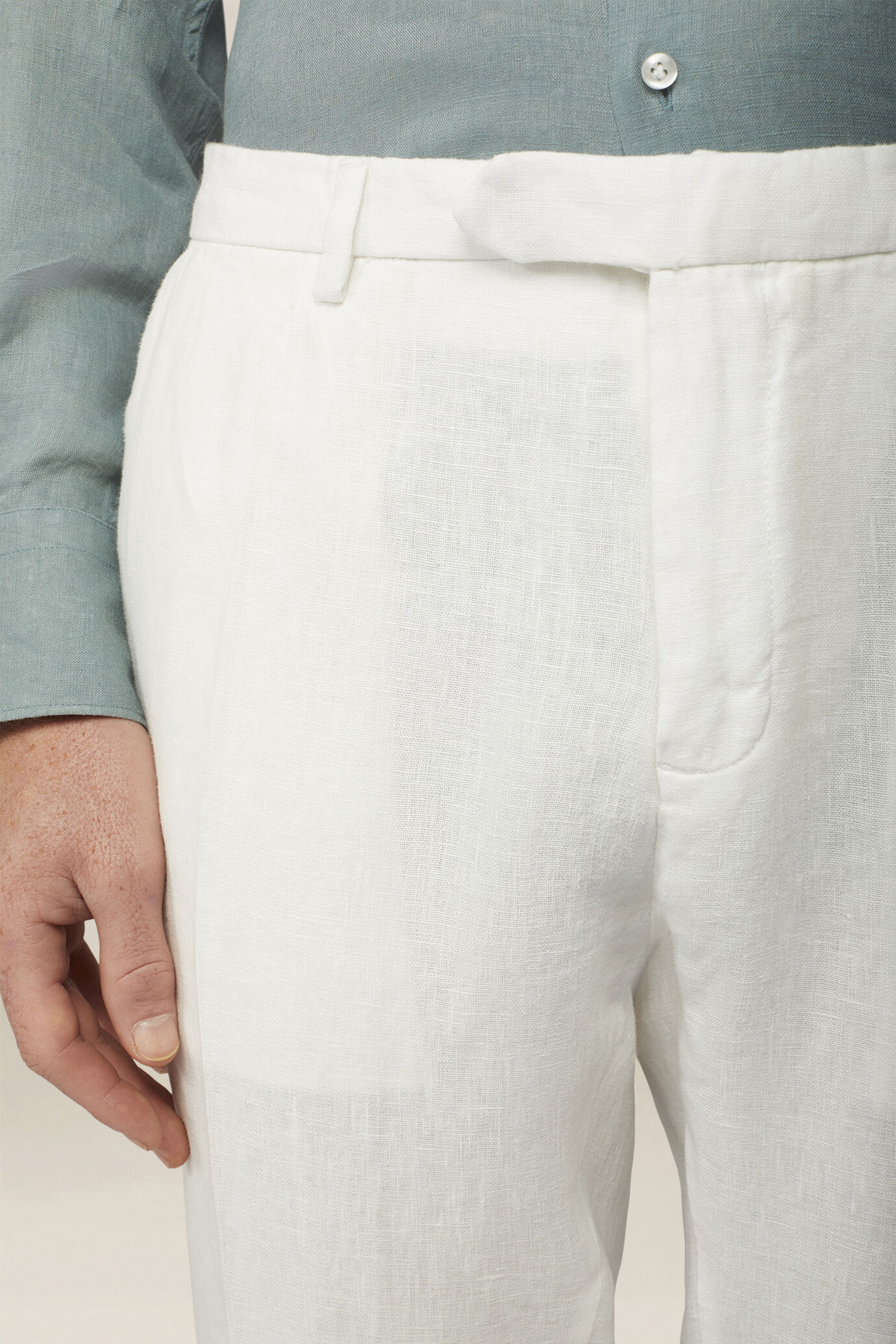 Pantalon pour homme 100 % lin