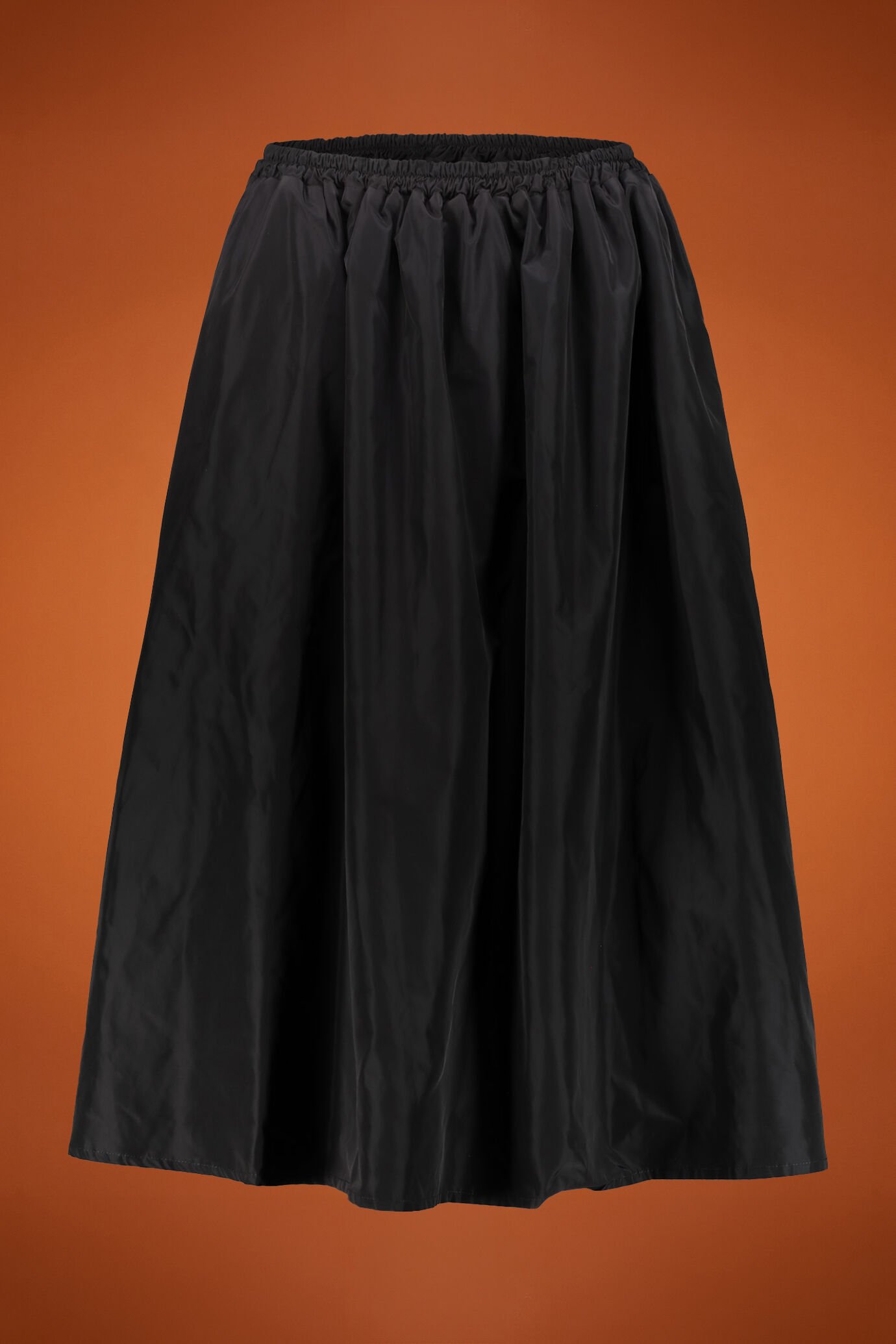 Women's long balloon skirt with elastic waistband image number 1
