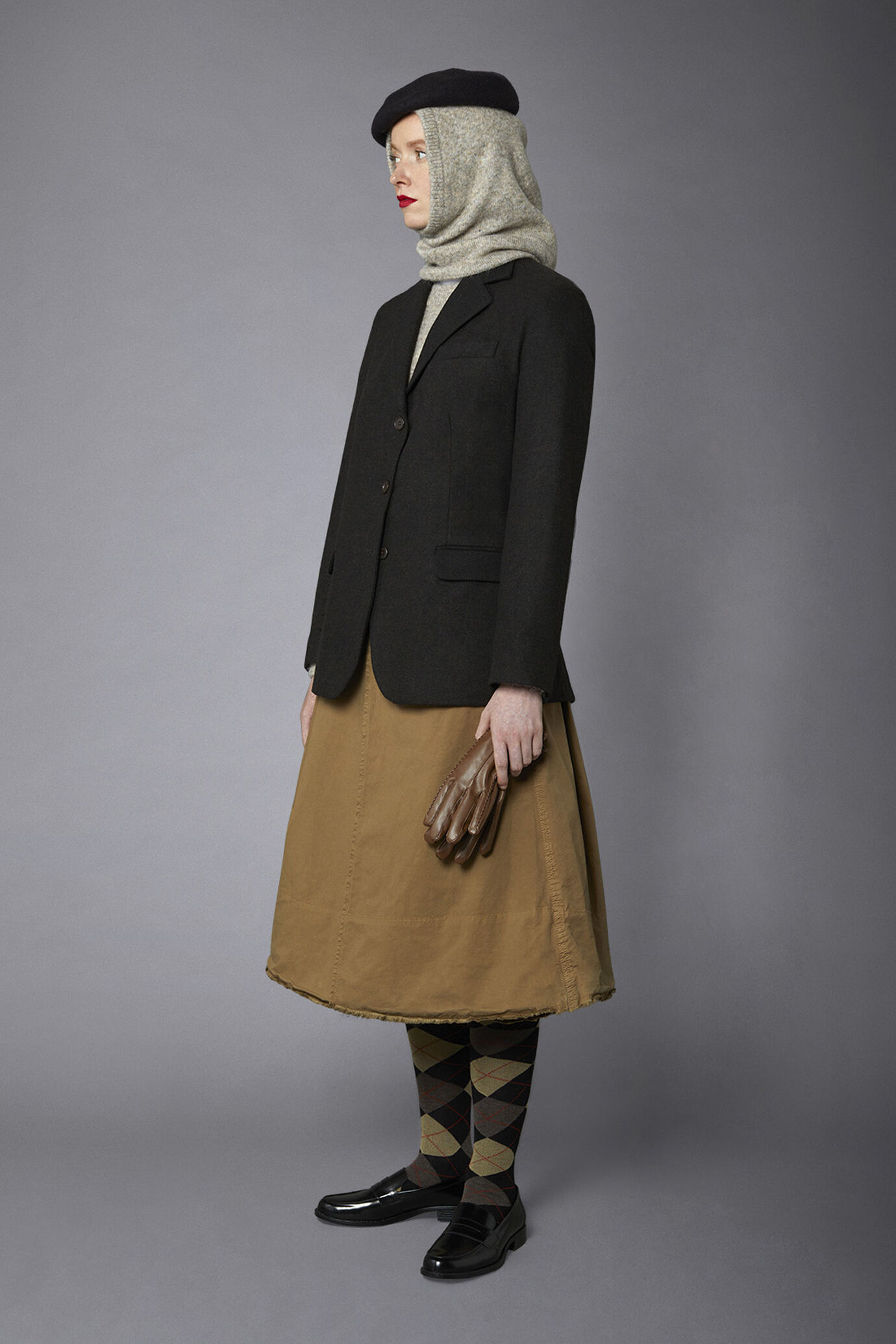 Gonna lunga donna in cotone image number 1