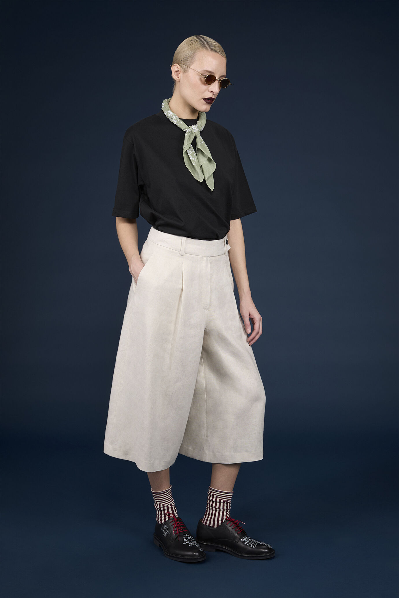 T-shirt femme à col rond, 100% coton, manches mi-longues, coupe classique
