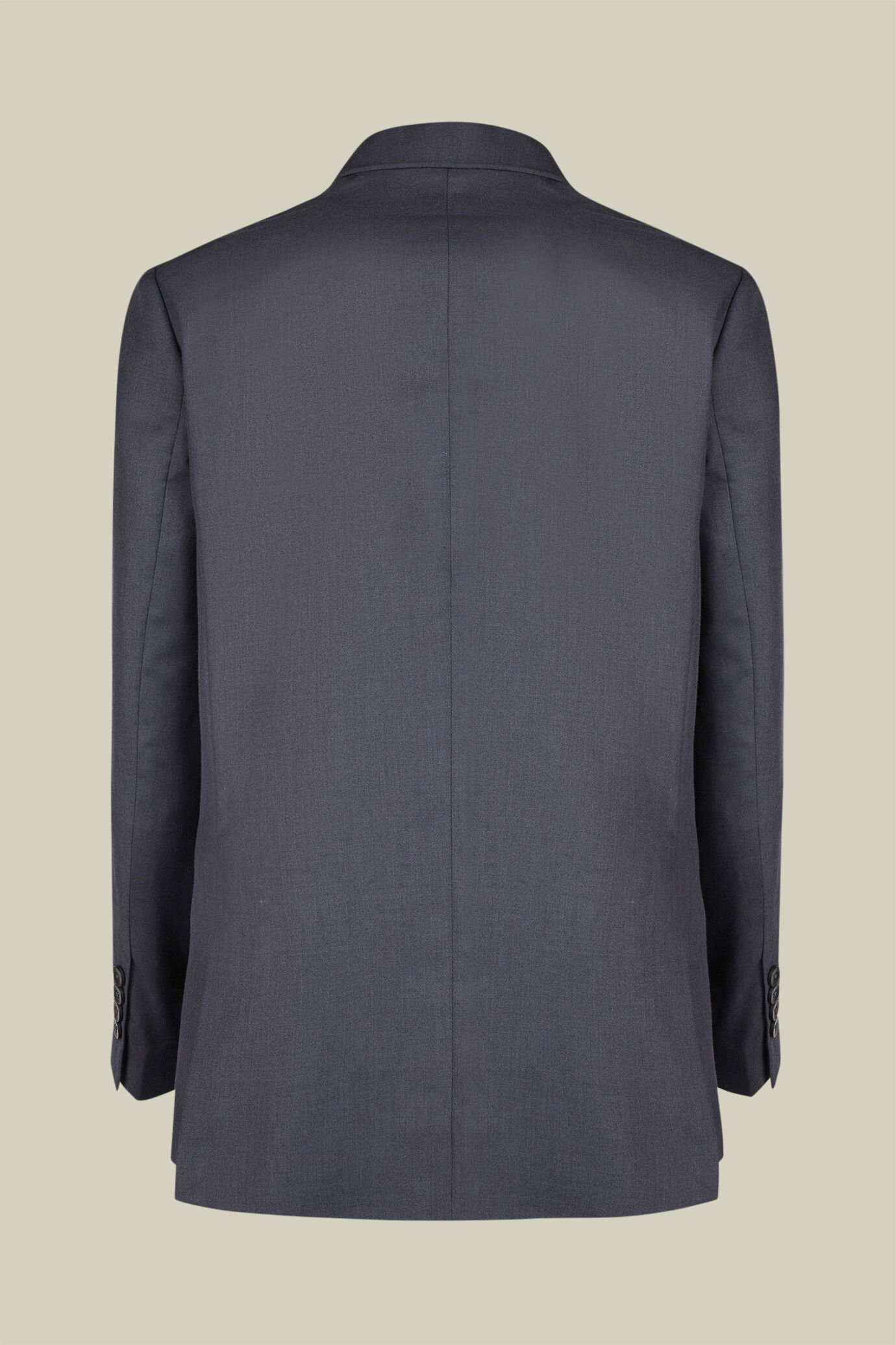 Women's regular fit plain single-breasted jacket with two buttons image number 5