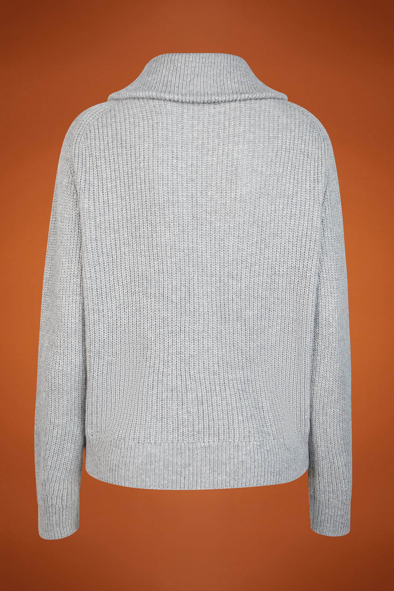 Polo donna in maglia con mezza zip regular fit image number 5