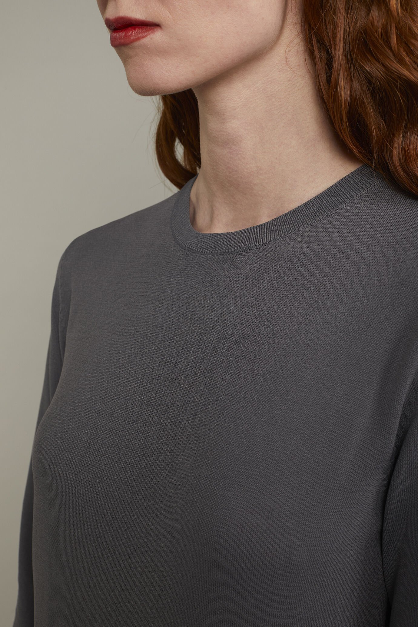 Pullover mit Rundhalsausschnitt für Damen in normaler Passform image number 3