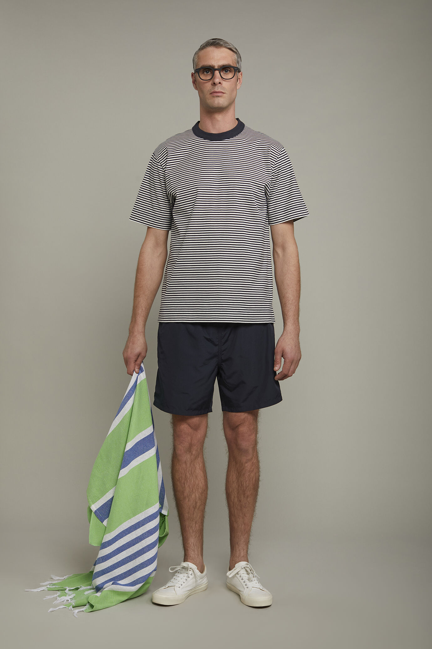 Costume da mare uomo tinta unita image number 0