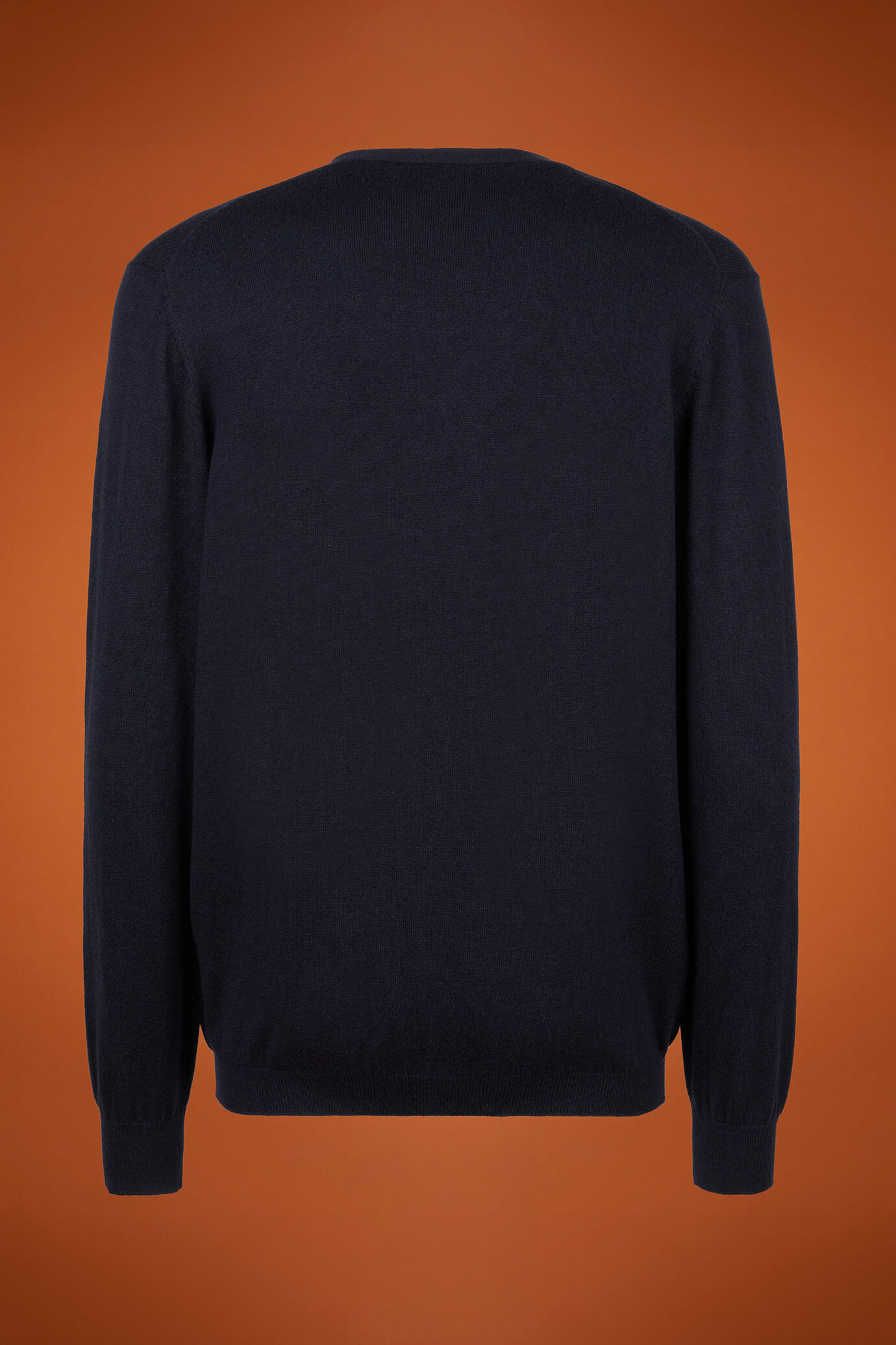 Herren-Strickjacke mit V-Ausschnitt aus Wolle und Baumwolle in normaler Passform image number 5