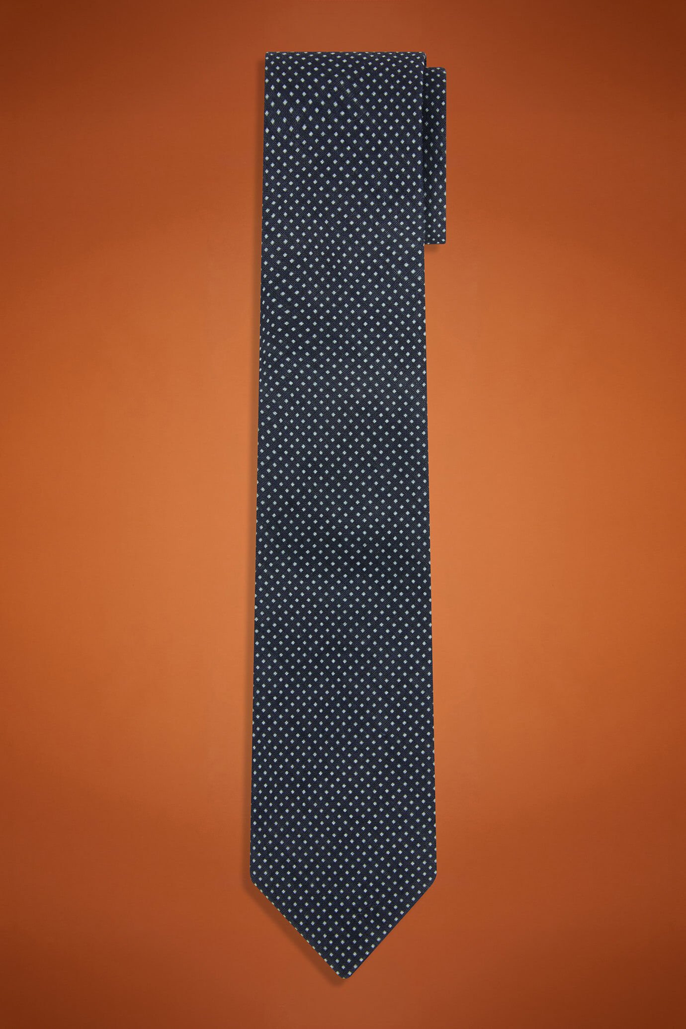 Men's micro patterned tie image number 0