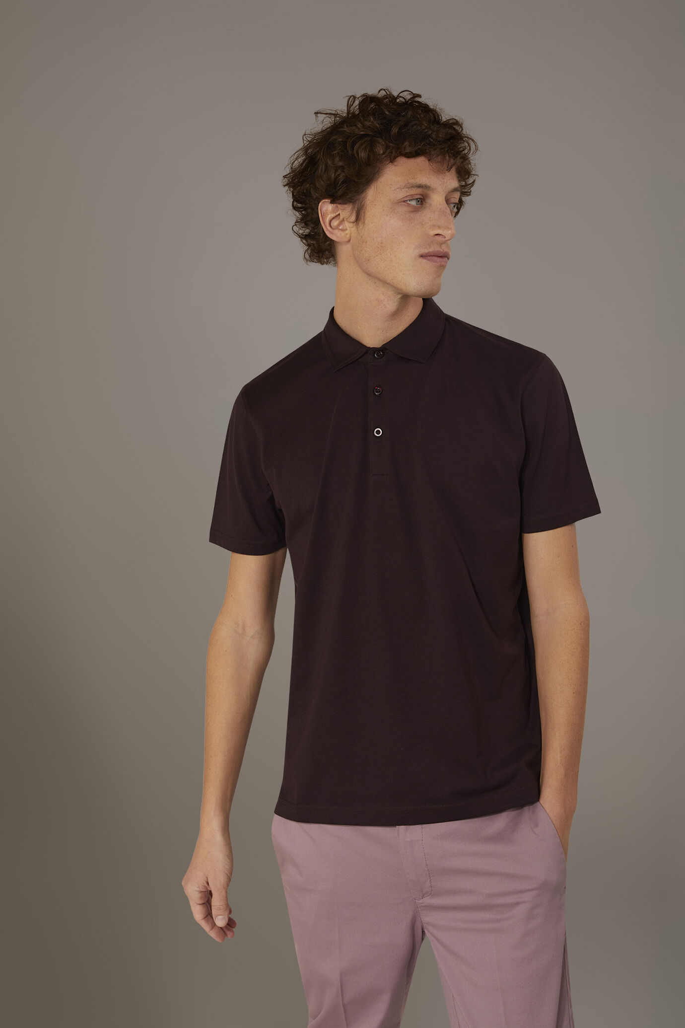 Polo manica corta 100% cotone supima image number 0