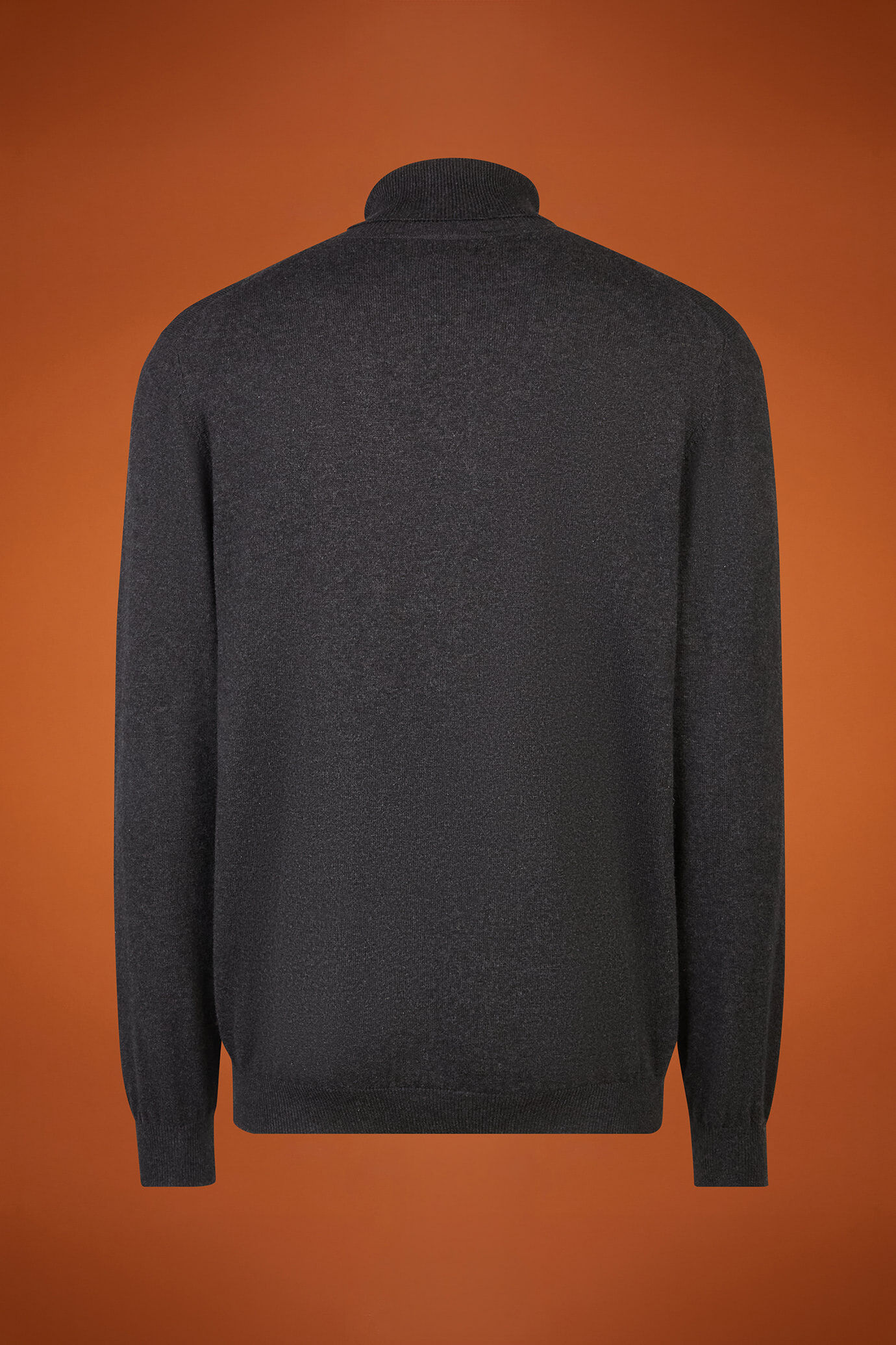 Maglia uomo collo alto lana e cotone regular fit image number 5