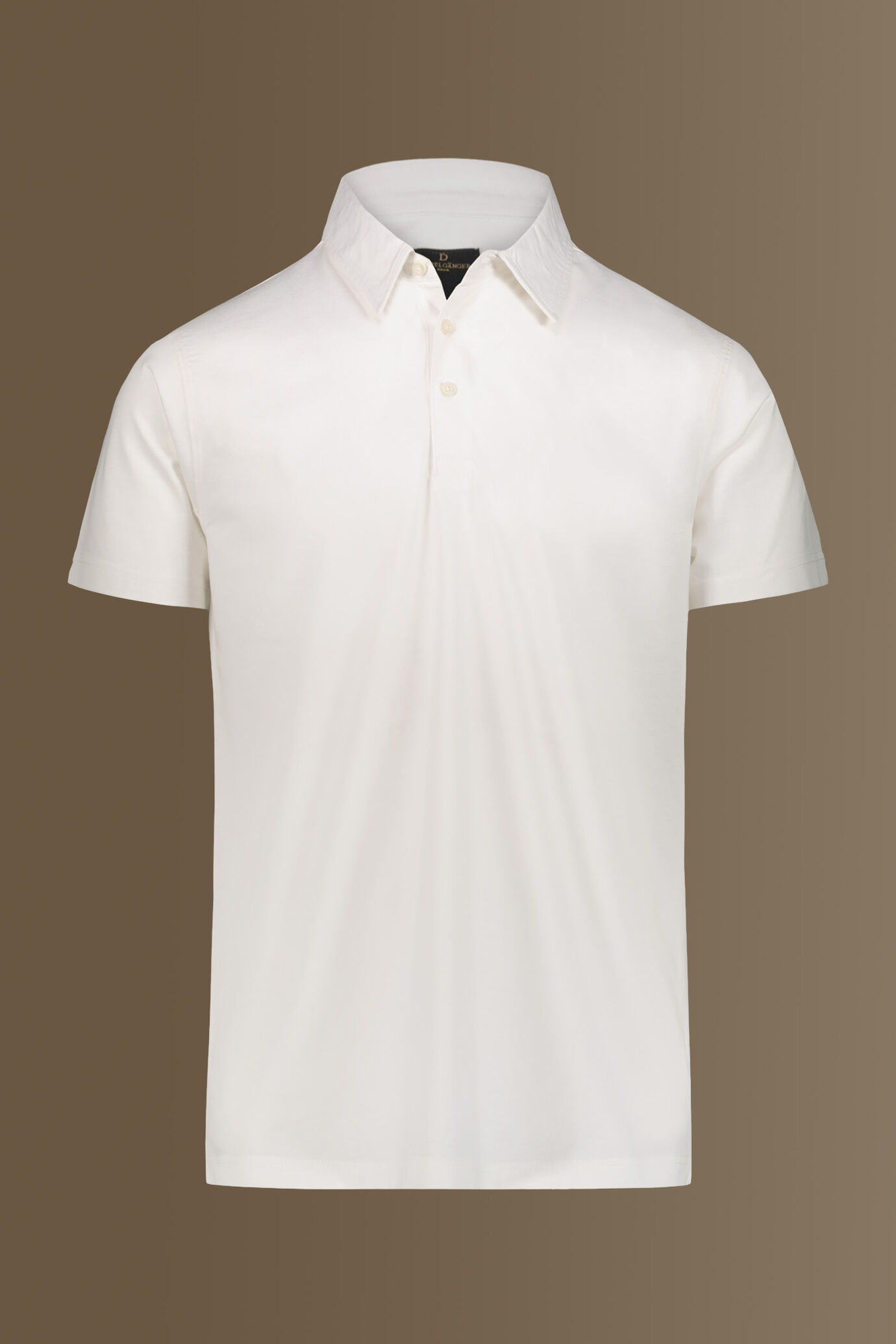 Short sleeves polo pure cotton jersey image number 3