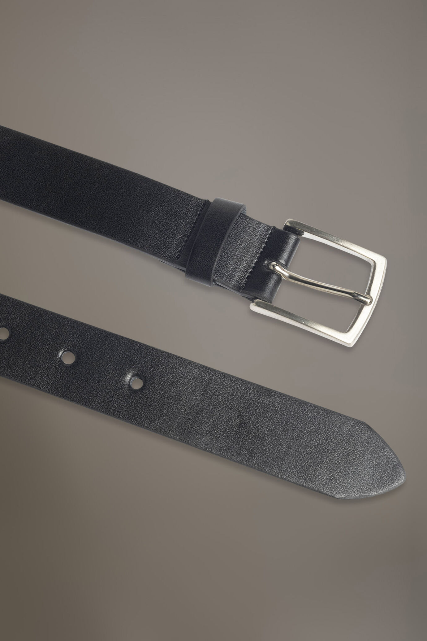 Cintura rivestita in pelle liscia made in Italy image number 1
