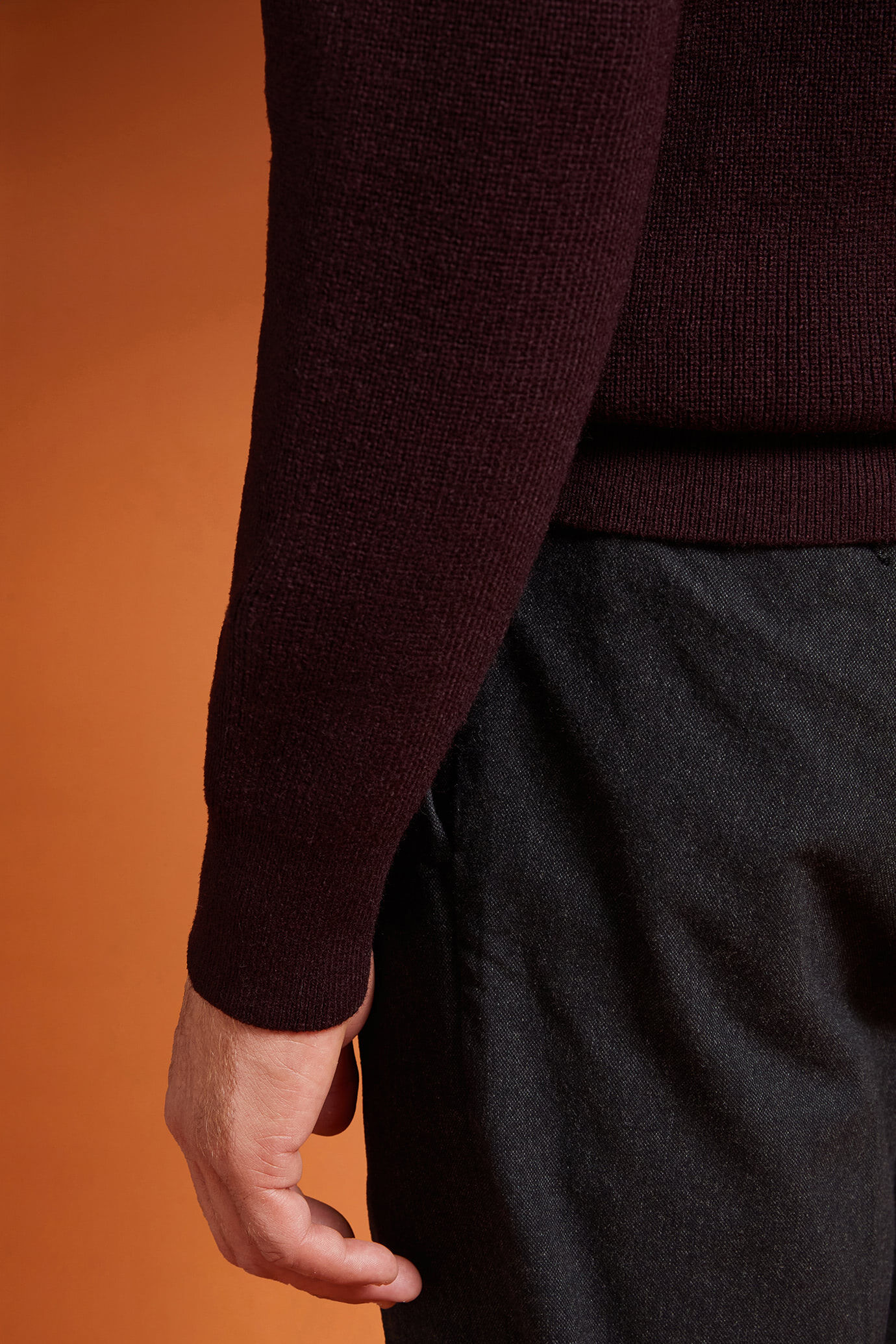 Maglia uomo girocollo in costa inglese regular fit image number 2