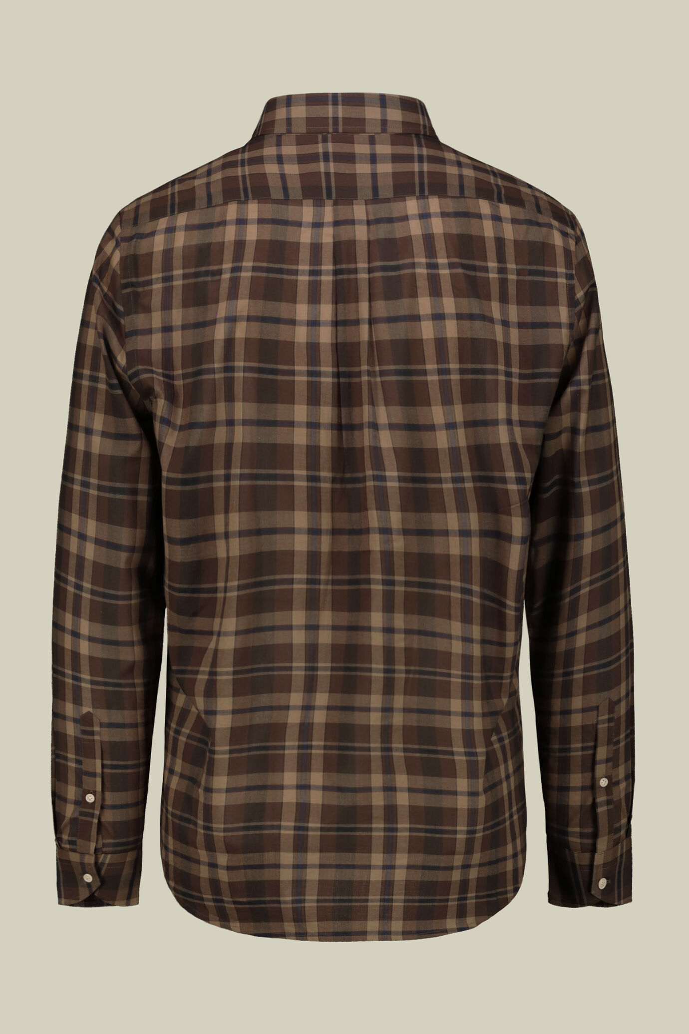 Herren-Freizeithemd mit verdecktem Button-Down-Kragen aus gewaschenem Musselin-Gewebe mit Karomuster image number 5