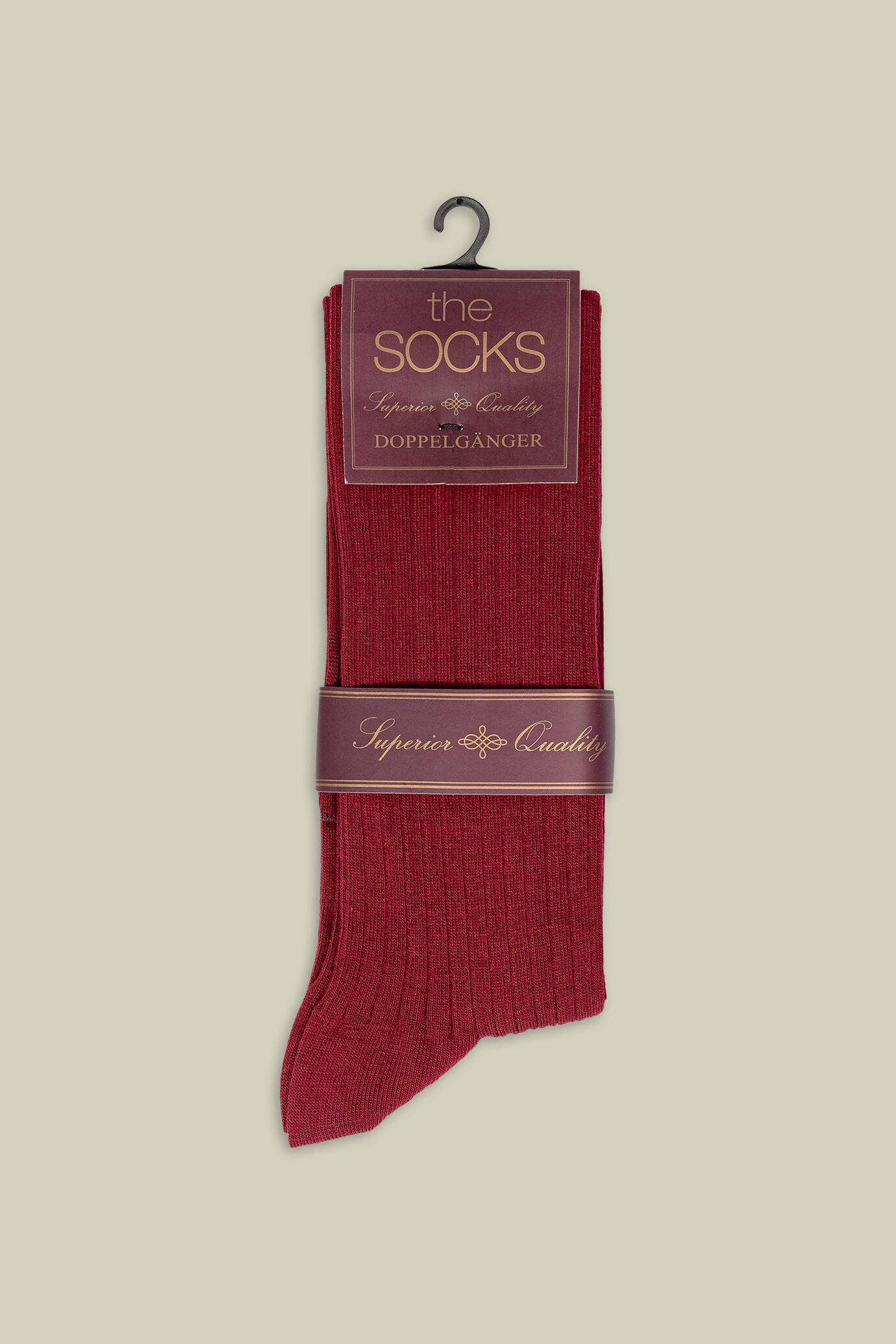 Plain ribbed men&rsquo;s socks image number 0