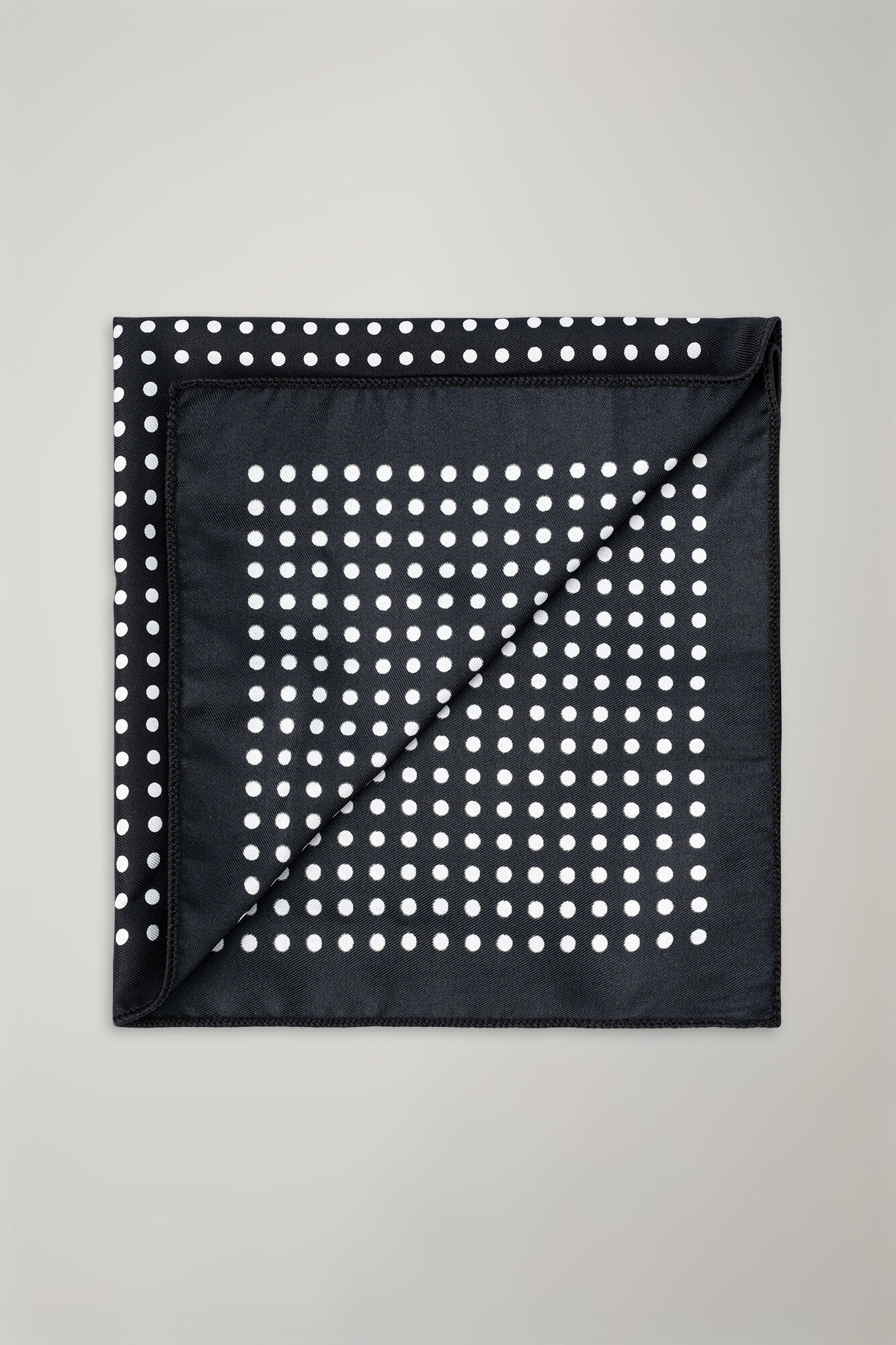 Pochette uomo fantasia pois