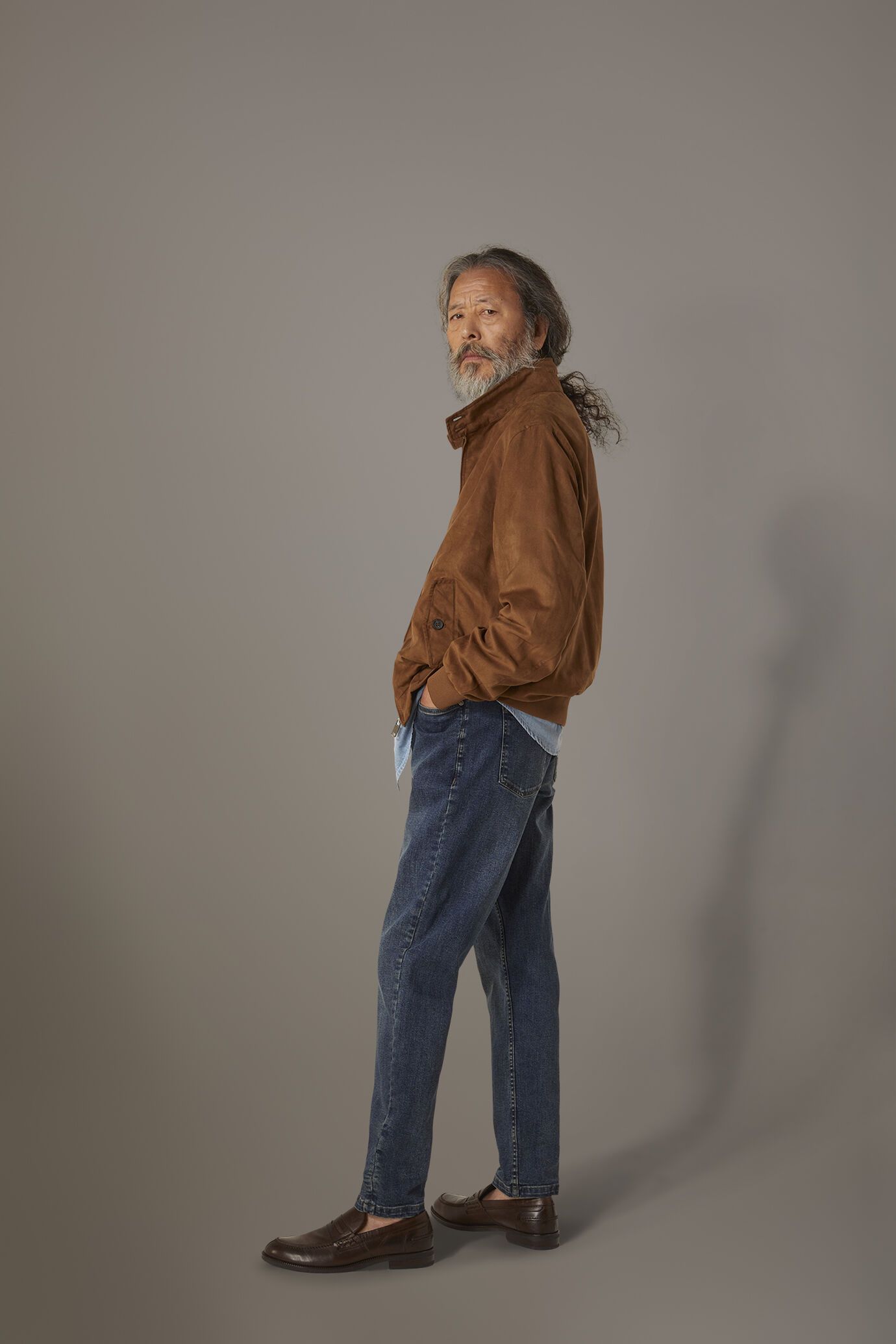 Veste doublée en semblable daim image number 1