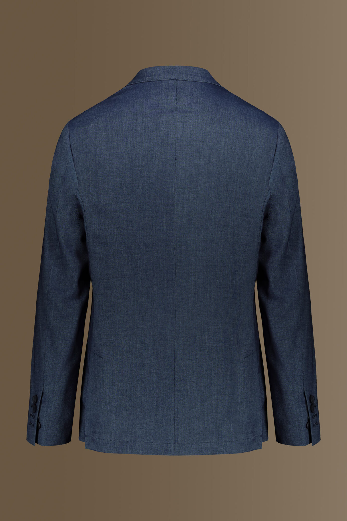 Abito monopetto uomo con pantalone senza pinces tessuto effetto denim image number 7